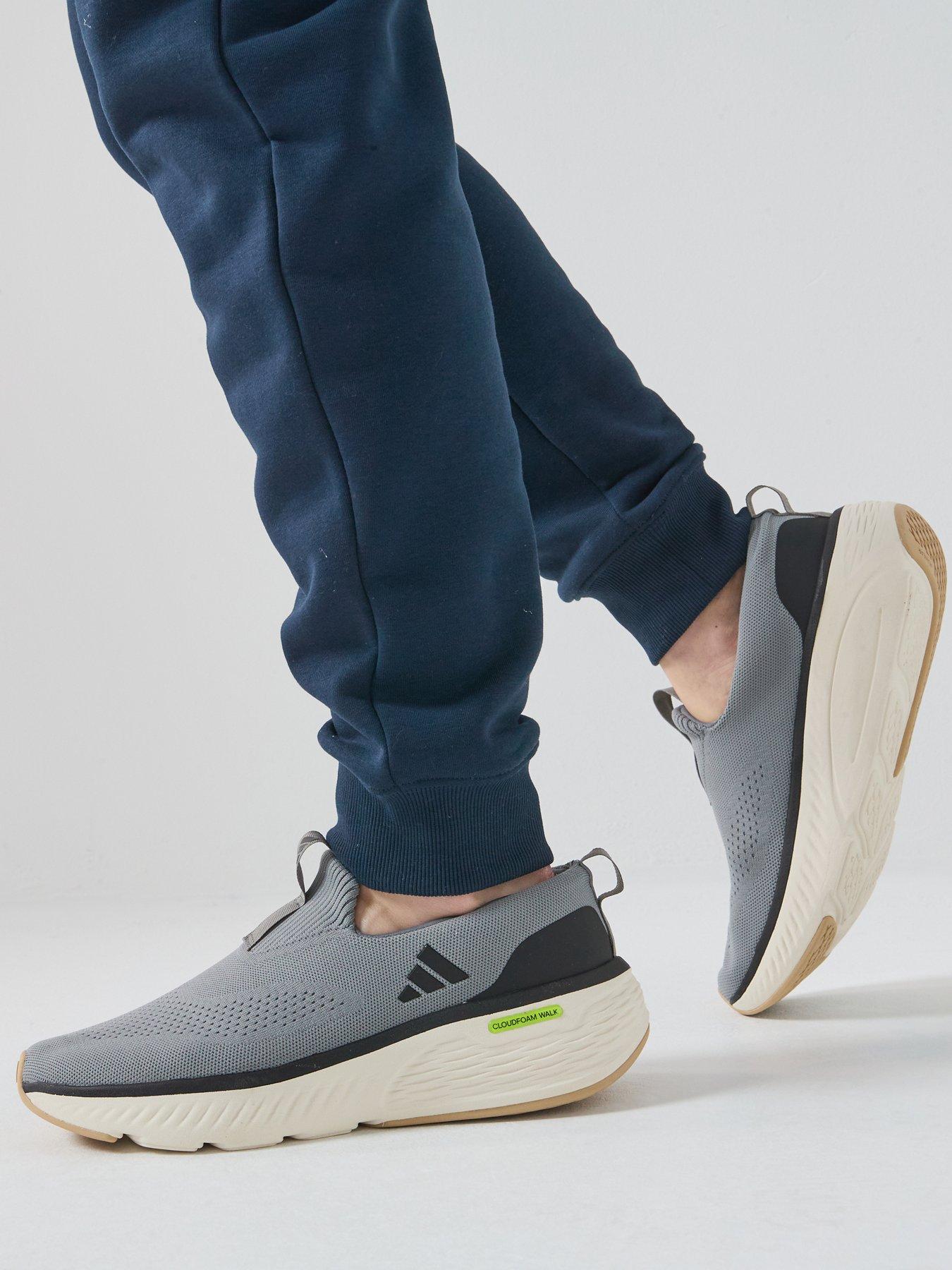 adidas Sportswear Mens Cloudfoam Go Lounger Trainers - Grey | Very