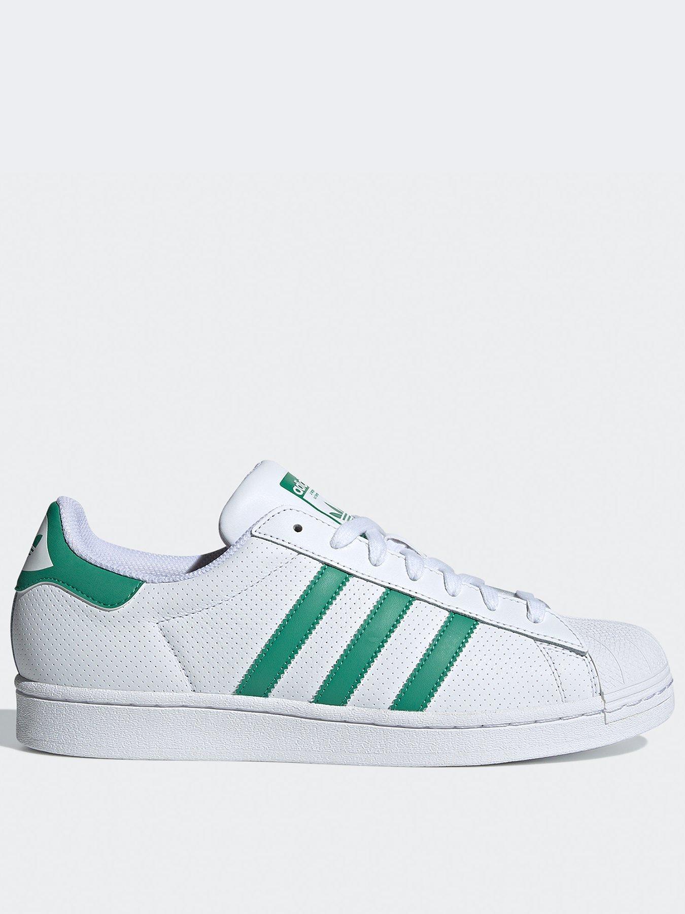 Mens adidas superstar green best sale