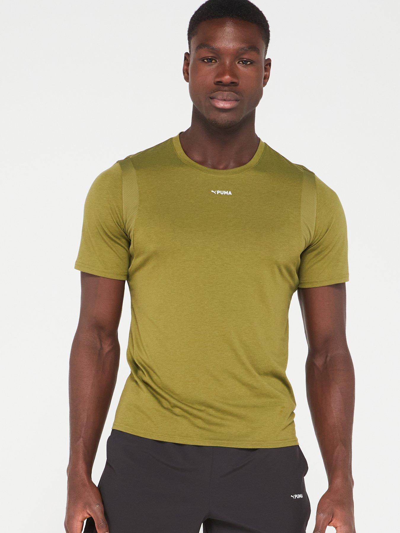 undefined Mens Training Fit Triblend Ultrabreathe Tee - Green