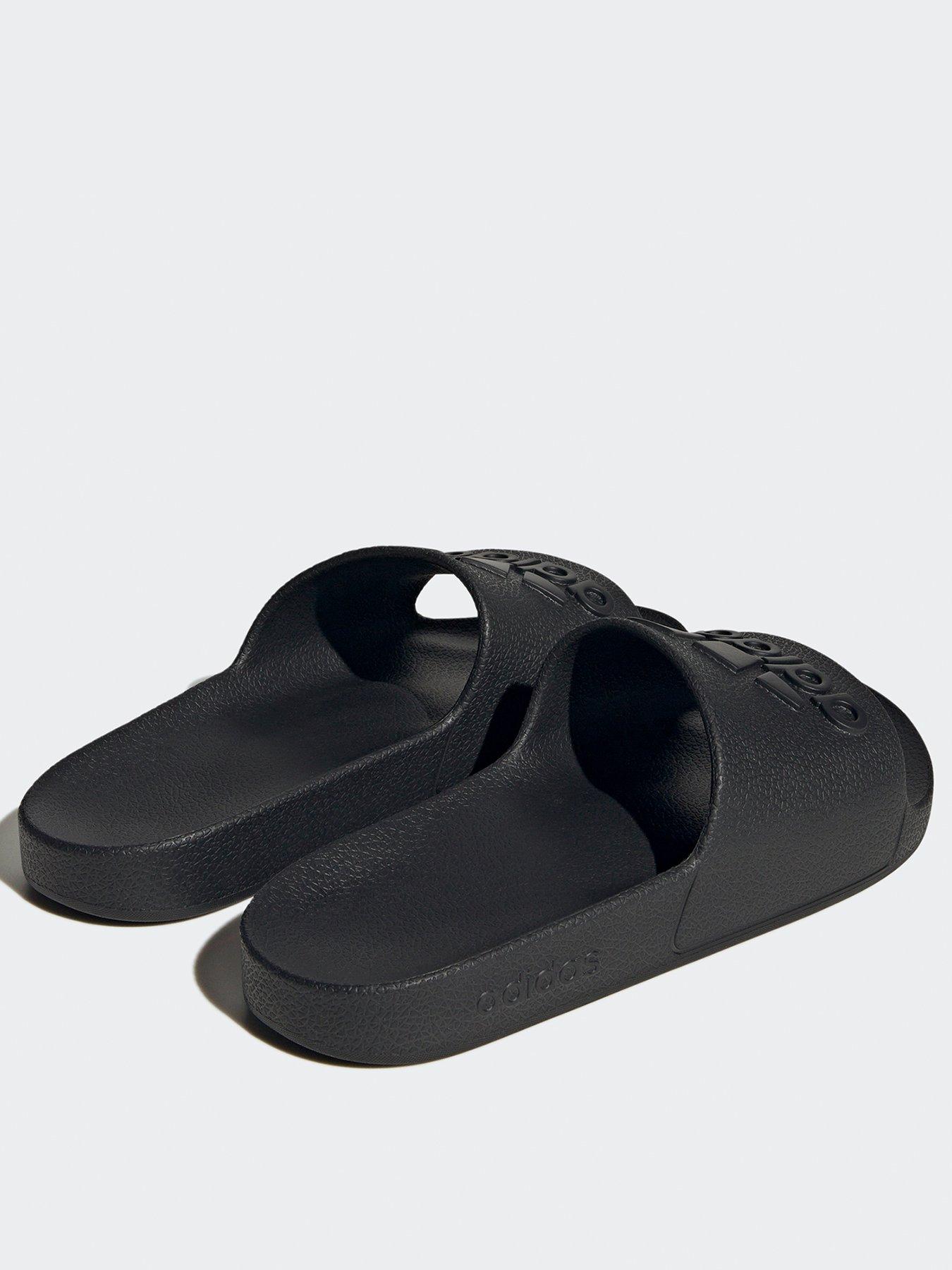 Image 3 of 6 of adidas Sportswear Adilette Aqua Sliders - Black