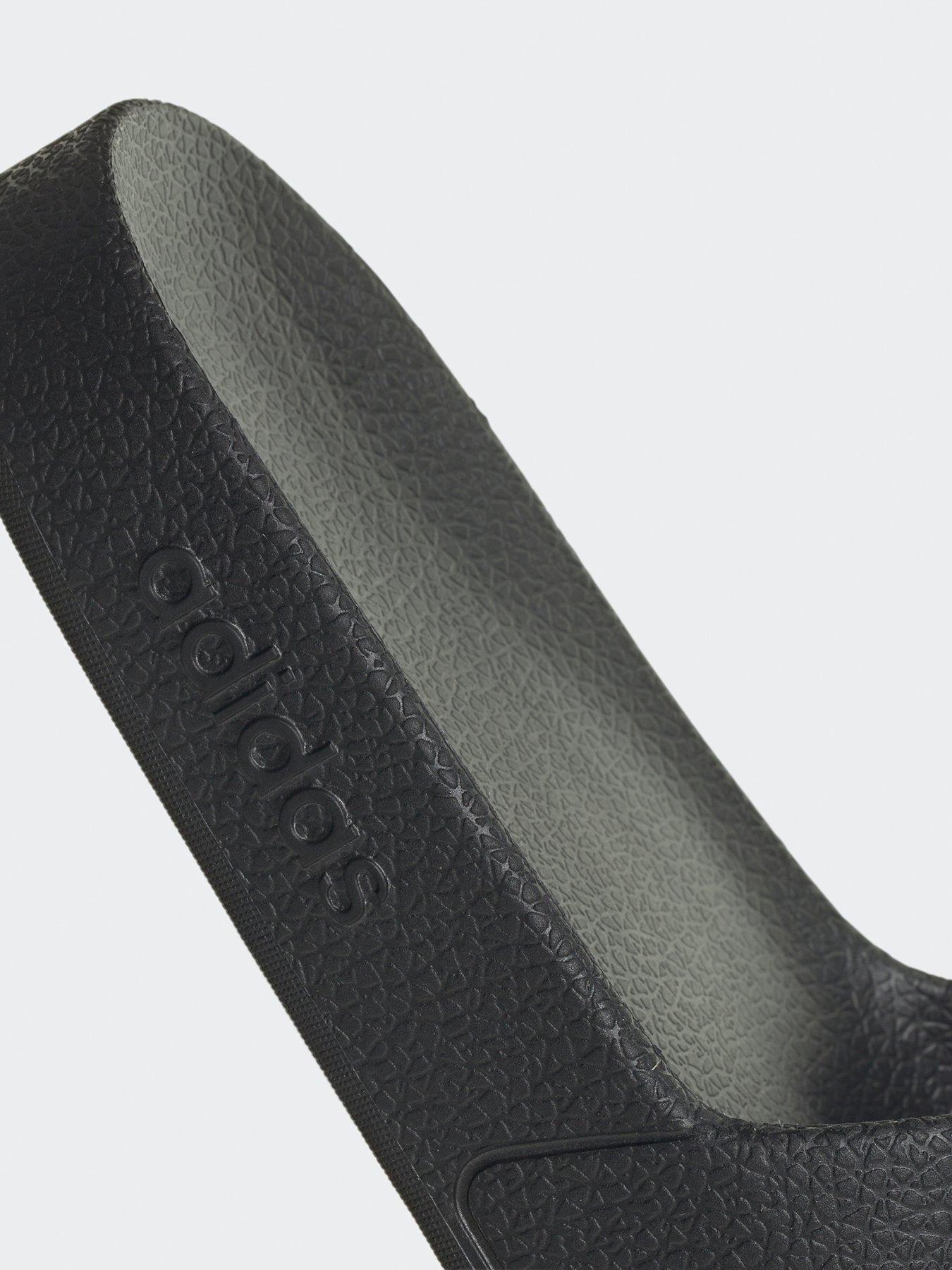 Image 6 of 6 of adidas Sportswear Adilette Aqua Sliders - Black