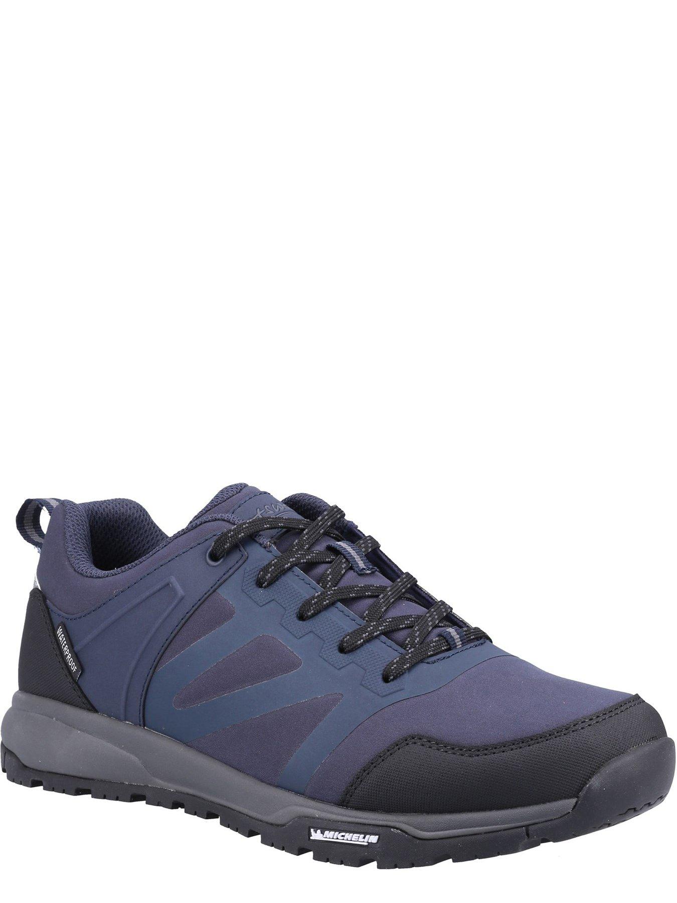 Cotswold Kingham Low Mens Michelin Hiking Shoe Navy very.co.uk