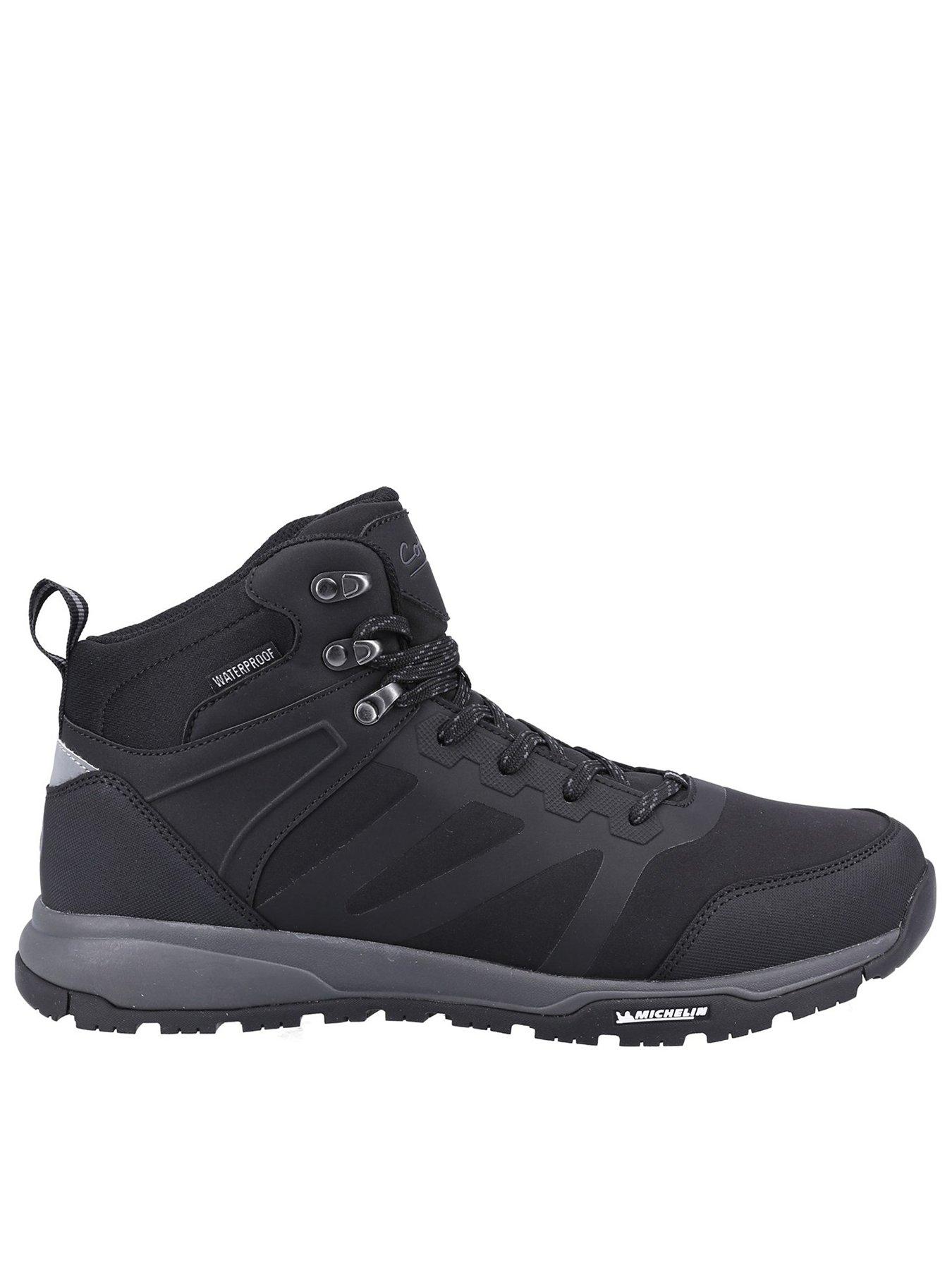 Image 1 of 4 of Cotswold Kingham Mid Mens Michelin Hiking Boot - Black