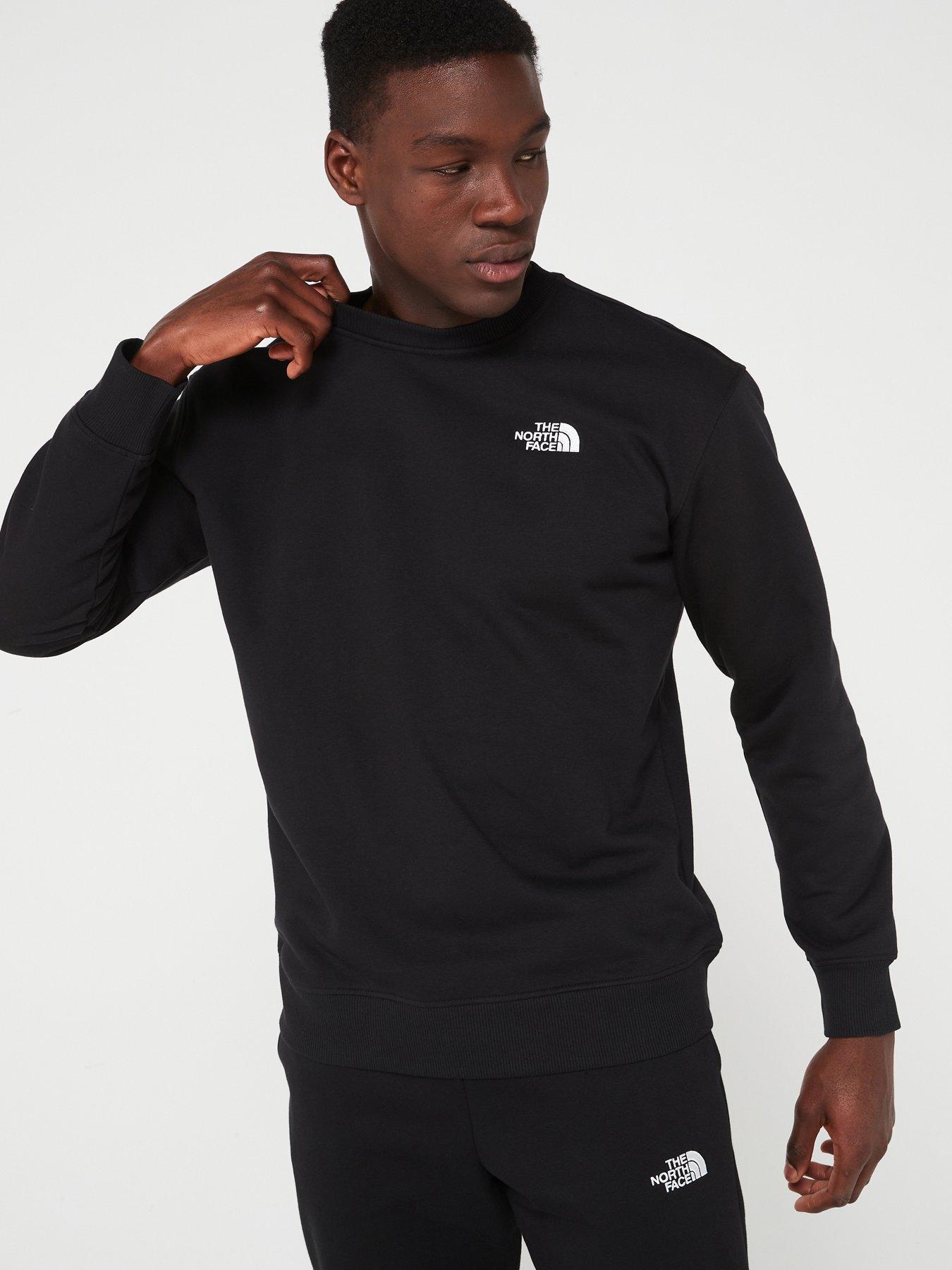 North face split dome crew store neck sweatshirt