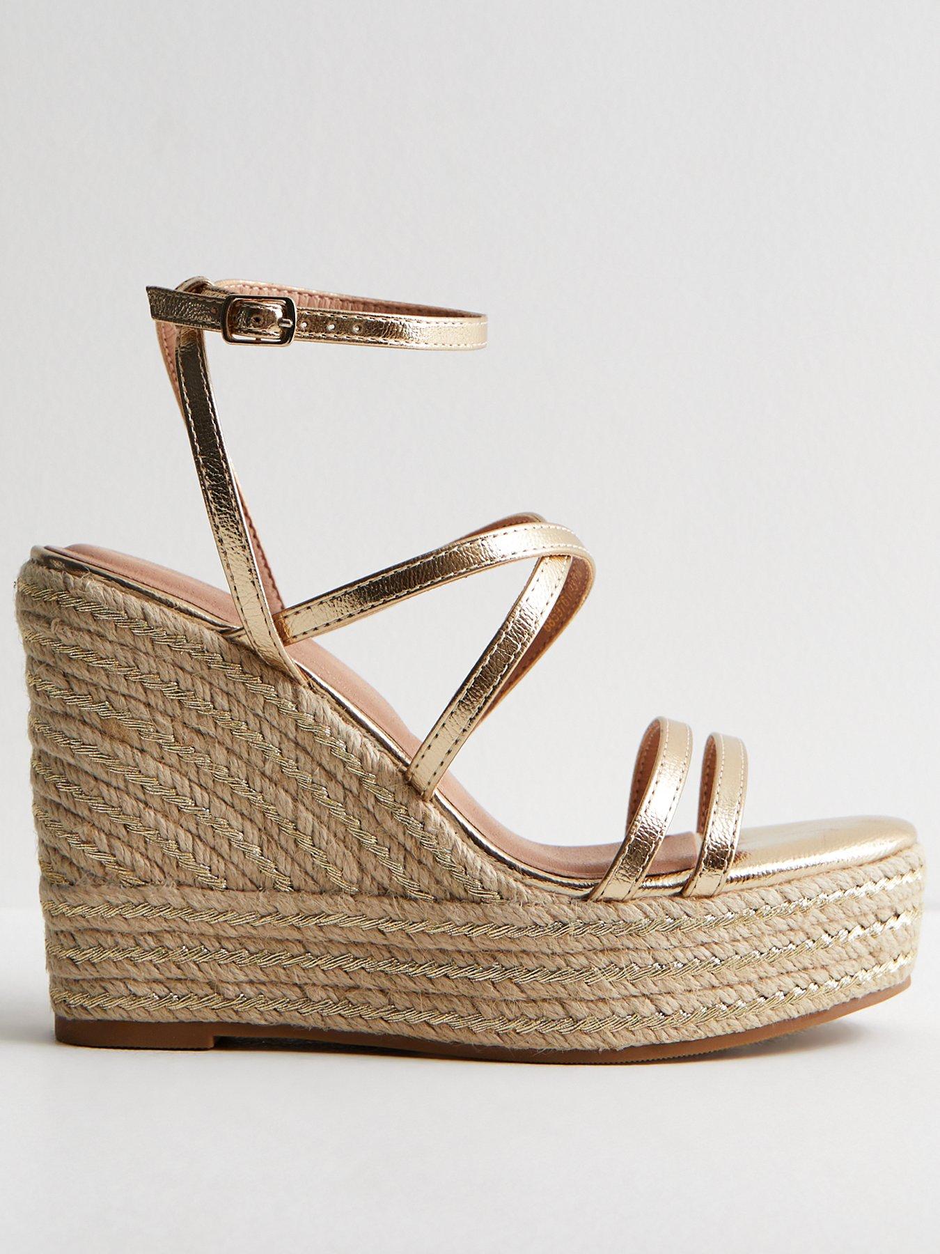 Gabby woven best sale wedge sandal