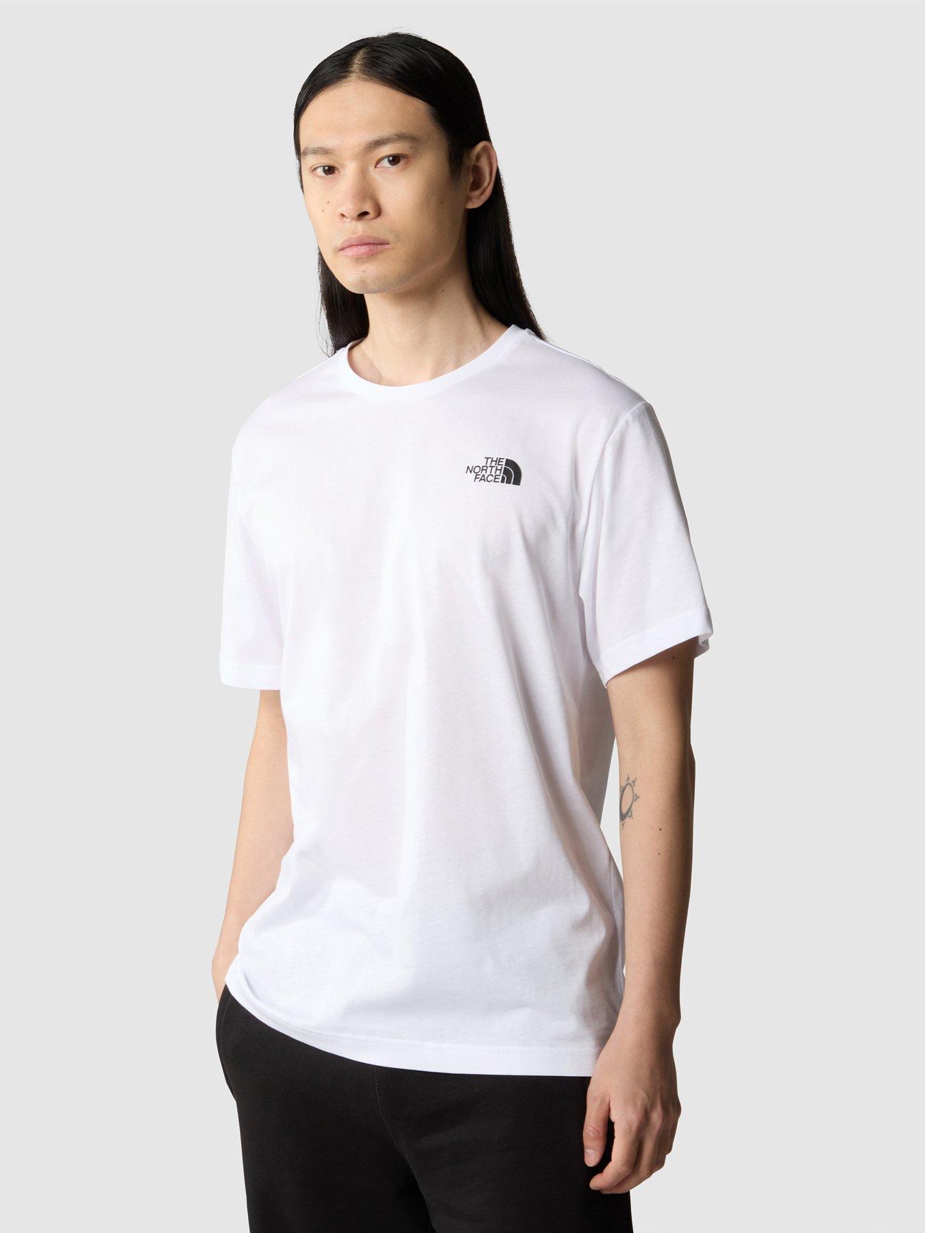 THE NORTH FACE Men's Short Sleeve Fine Tee - White | very.co.uk