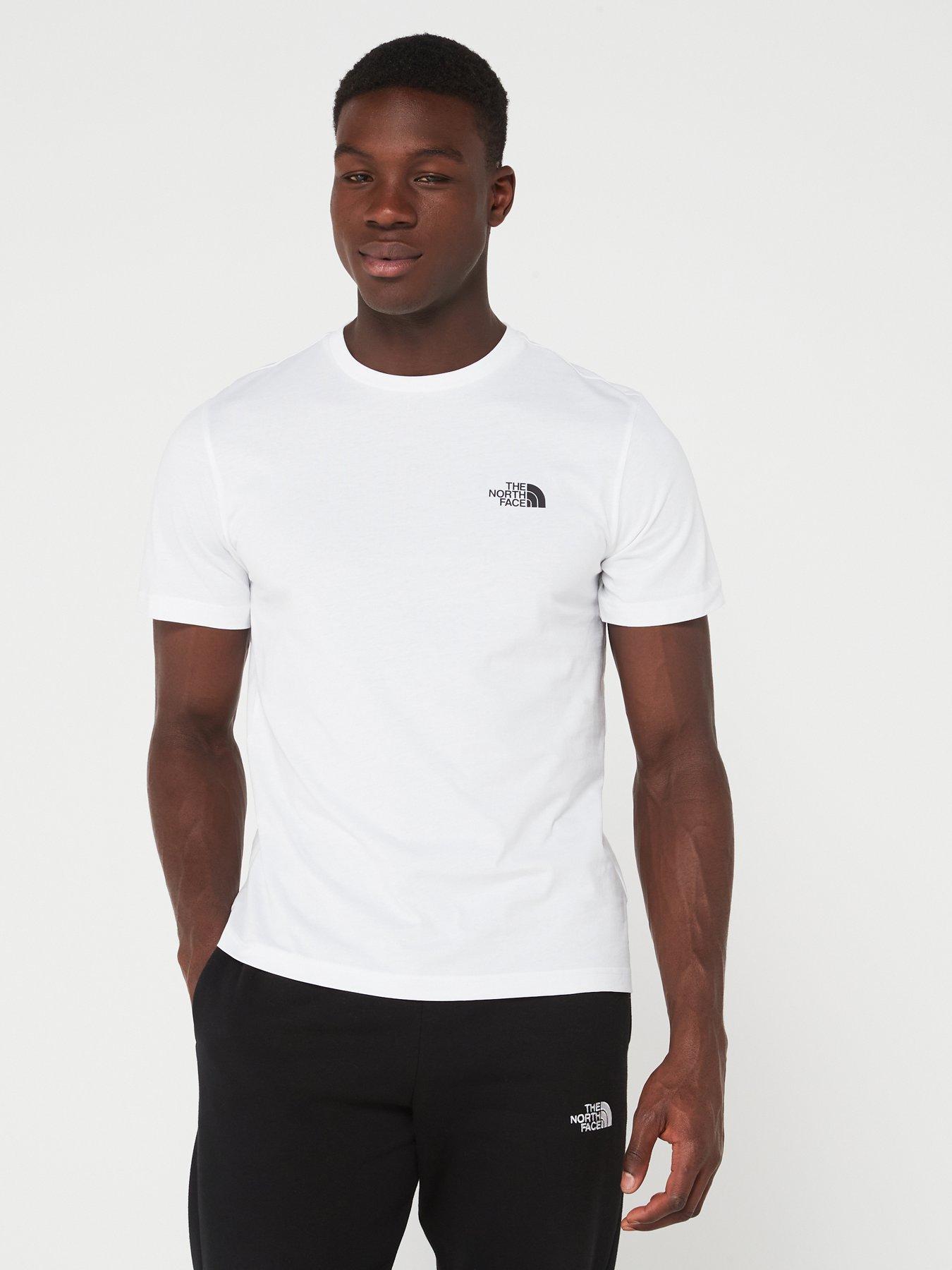 THE NORTH FACE Men's Short Sleeve Simple Dome Tee - White | Very.co.uk