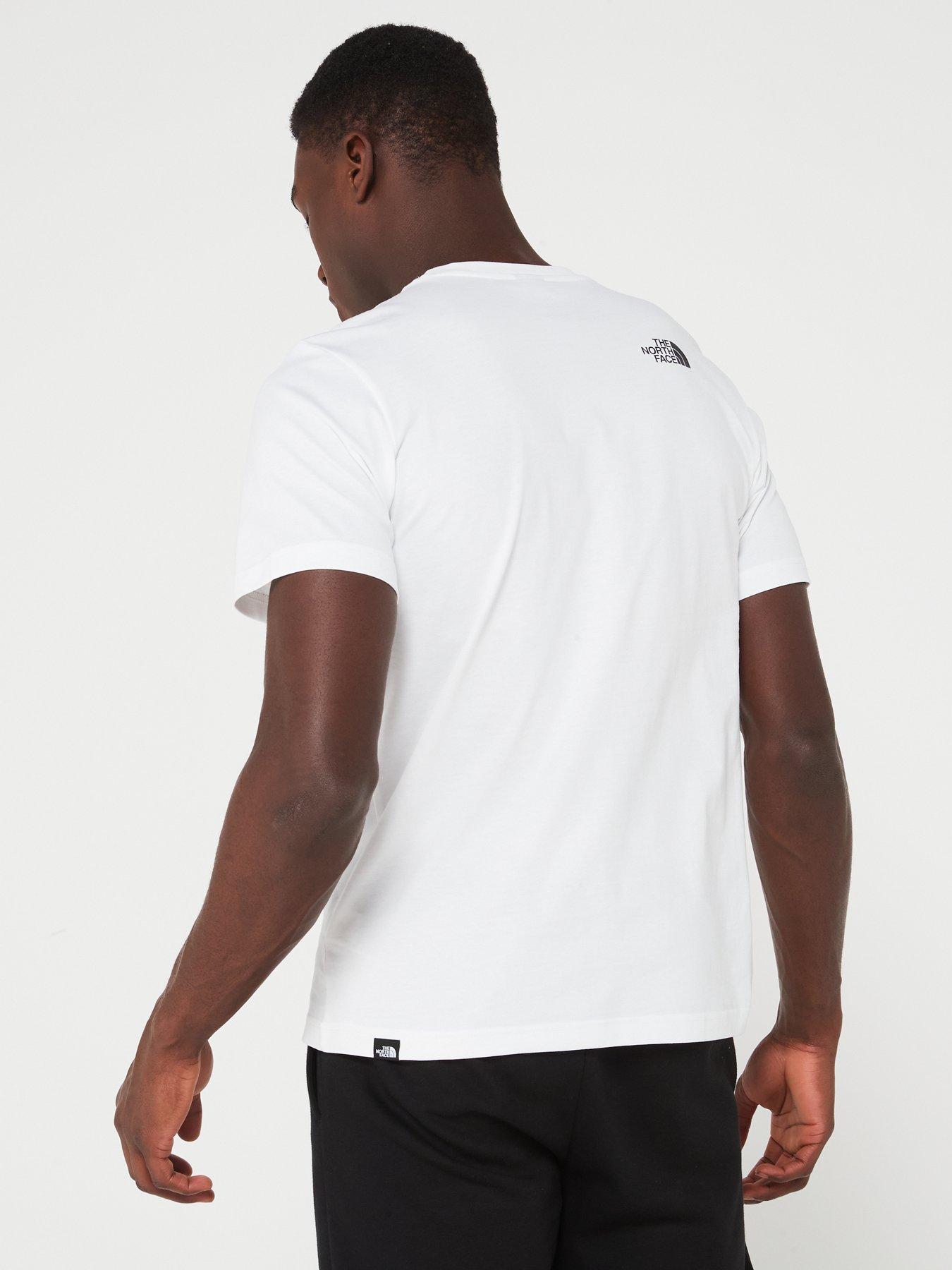 THE NORTH FACE Men's Short Sleeve Simple Dome Tee - White | Very.co.uk