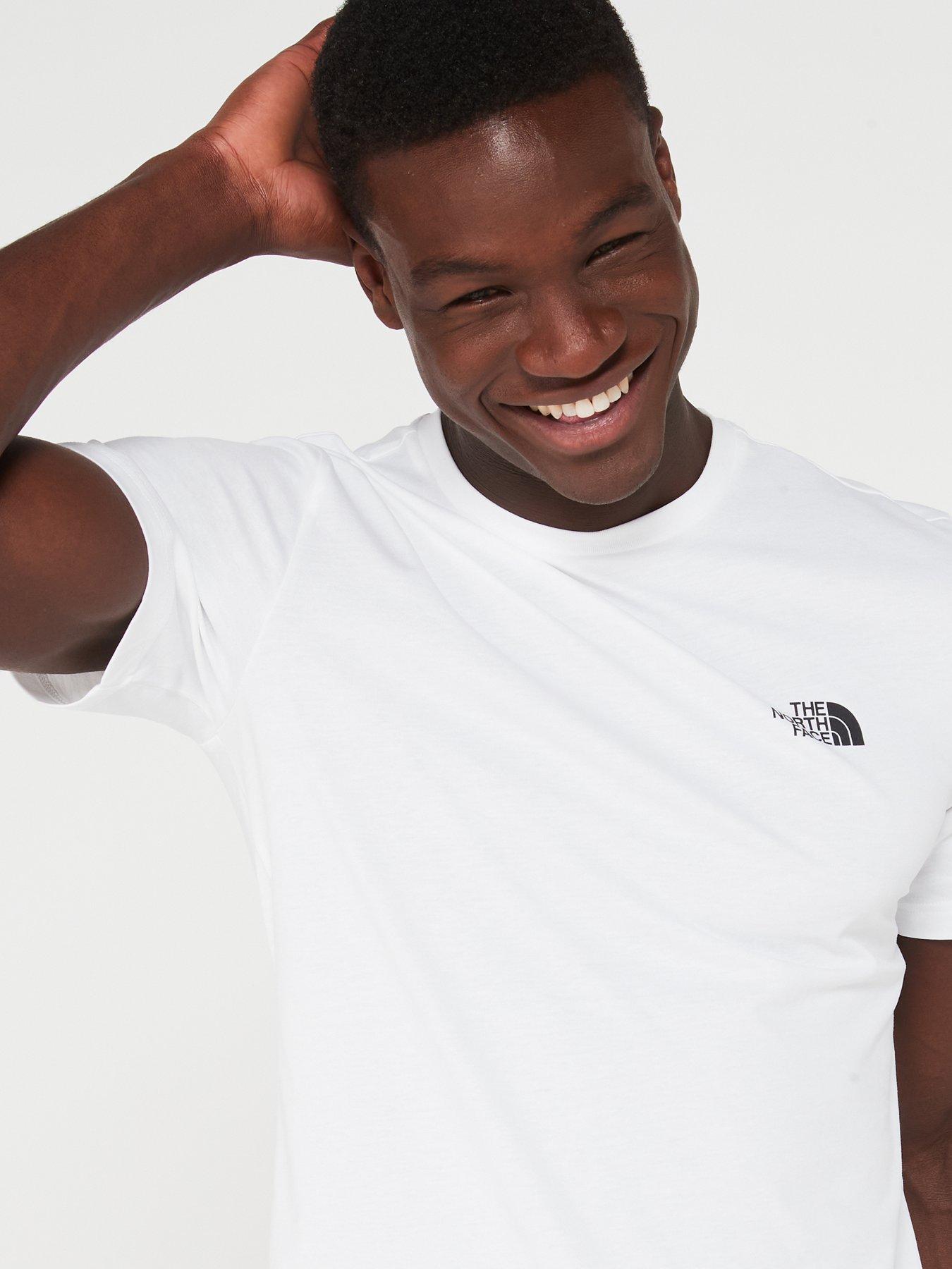 THE NORTH FACE Men's Short Sleeve Simple Dome Tee - White | Very