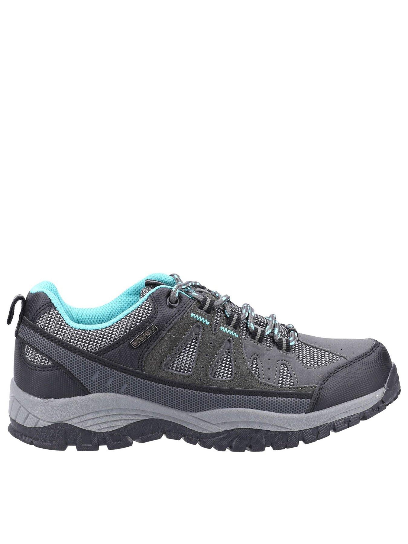 Image 1 of 4 of Cotswold Maisemore Low Ladies Suede Mesh Hiking Shoe - Grey
