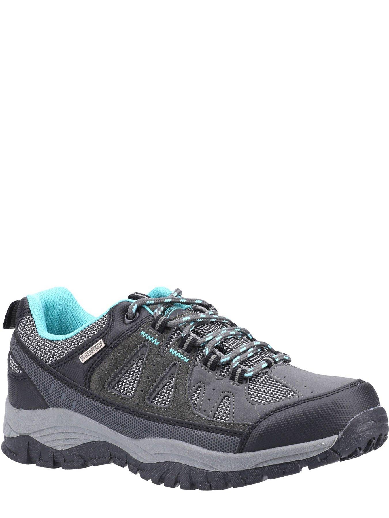 Image 2 of 4 of Cotswold Maisemore Low Ladies Suede Mesh Hiking Shoe - Grey
