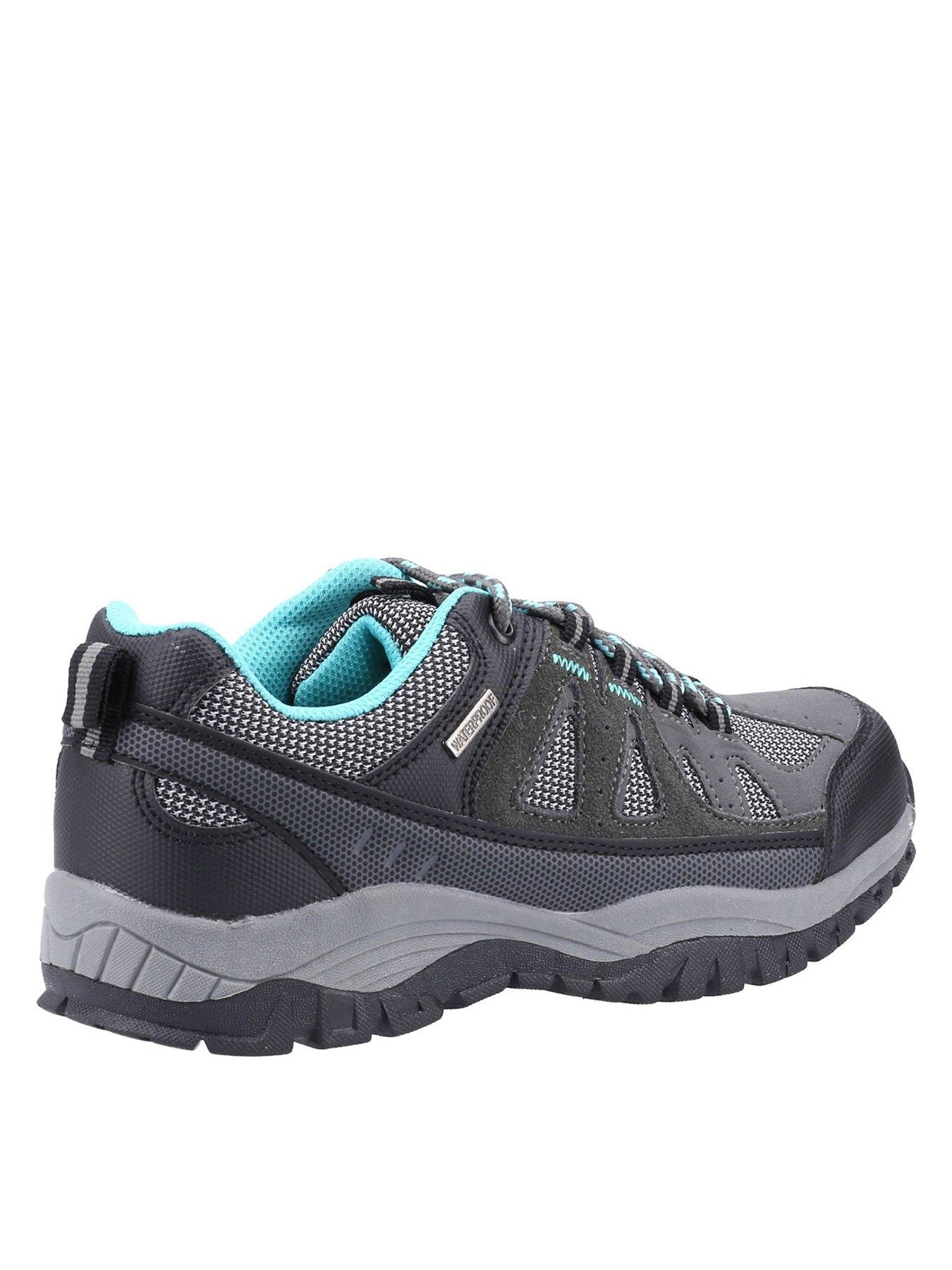 Image 3 of 4 of Cotswold Maisemore Low Ladies Suede Mesh Hiking Shoe - Grey