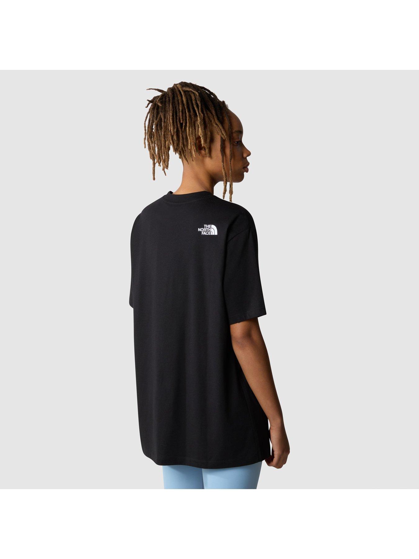 Image 2 of 4 of THE NORTH FACE Womens Short Sleeve Oversize Simple Dome Tee - Black