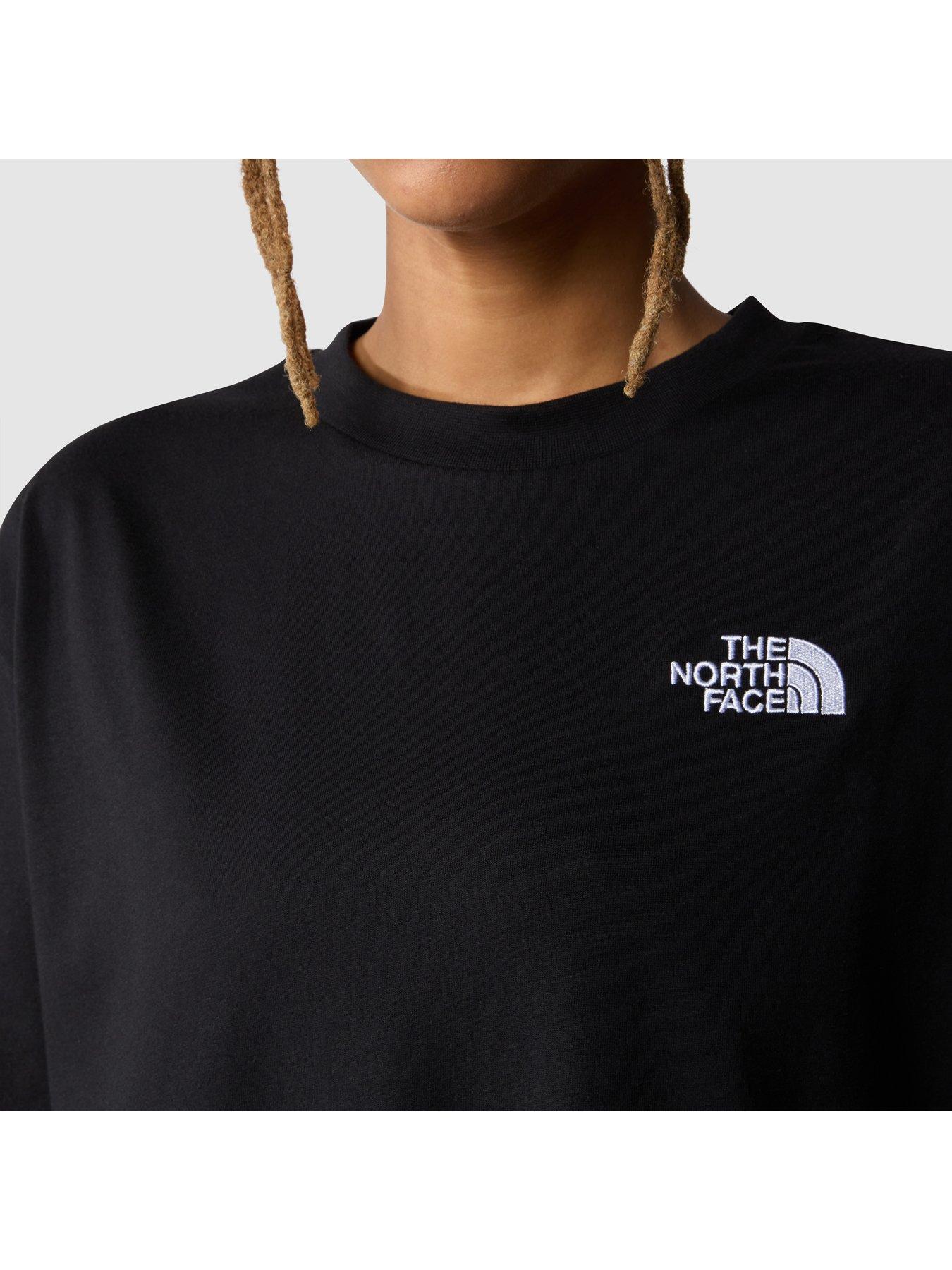 Image 4 of 4 of THE NORTH FACE Womens Short Sleeve Oversize Simple Dome Tee - Black