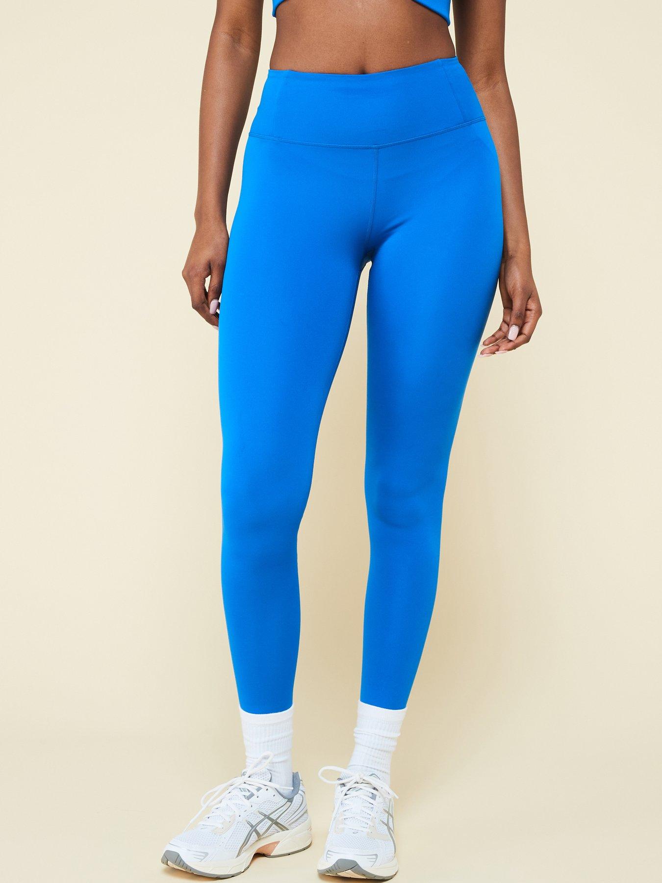 undefined Women's Training Float High-Rise Long Leggings - Blue