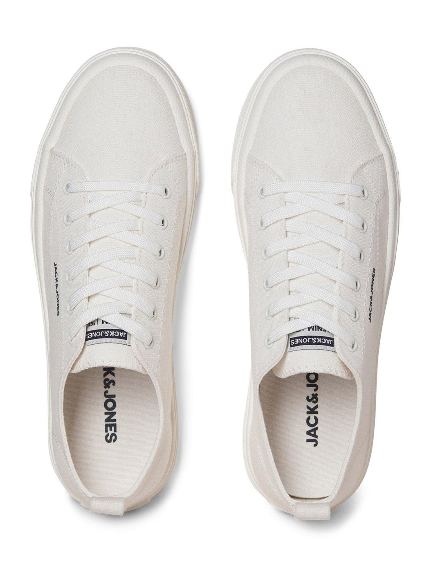 Jack Jones Jack Jones Canvas Trainers White Very