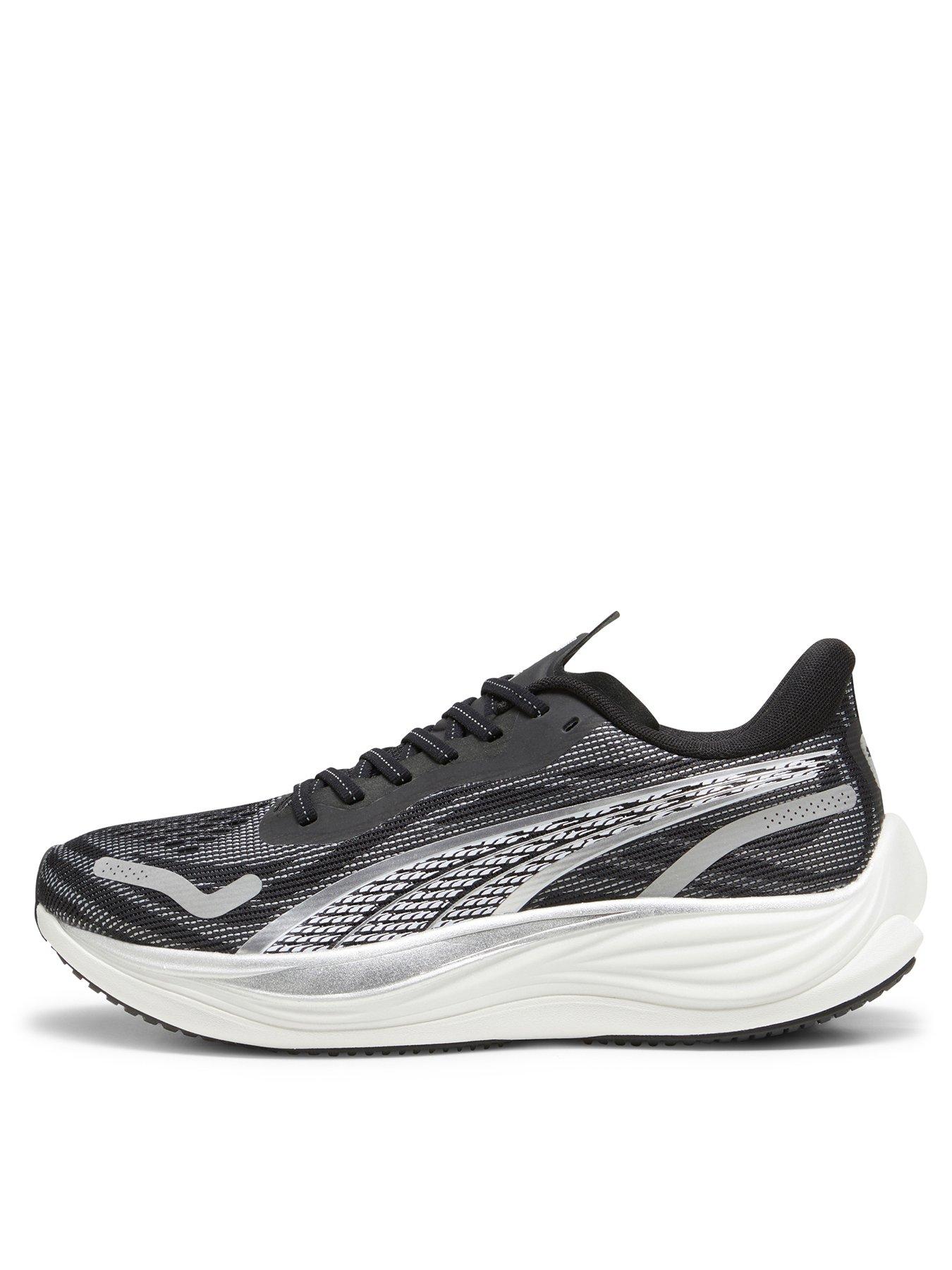 undefined Men's Running Velocity Nitro 3 Trainers - Black/White