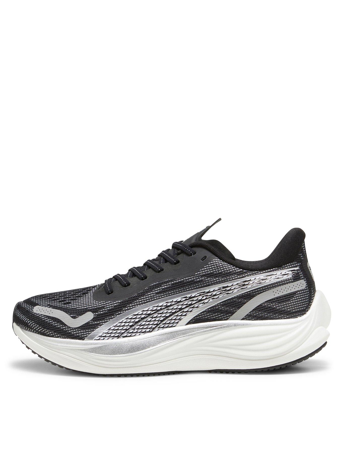 Puma Men's Running Velocity Nitro 3 Trainers - Black/White | Very.co.uk