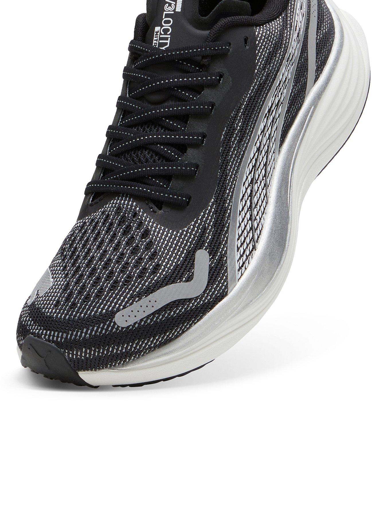 Image 4 of 6 of Puma Men's Running Velocity Nitro 3 Trainers&nbsp;- Black/White
