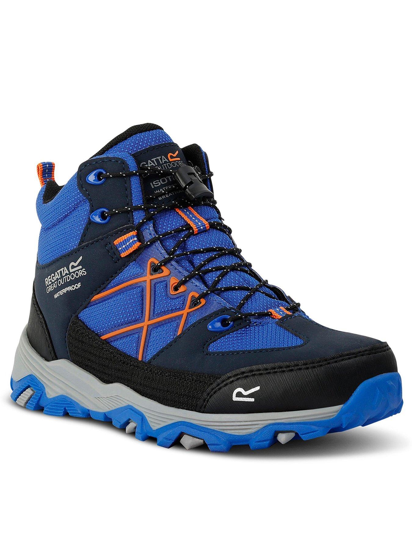 undefined Samaris III Junior Hiking Boots - Blue/Orange