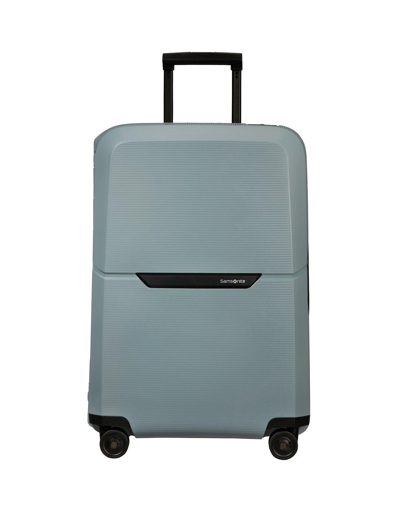 Samsonite Magnum Eco Spinner 75cm Large Hardshell Suitcase Light Blue Very