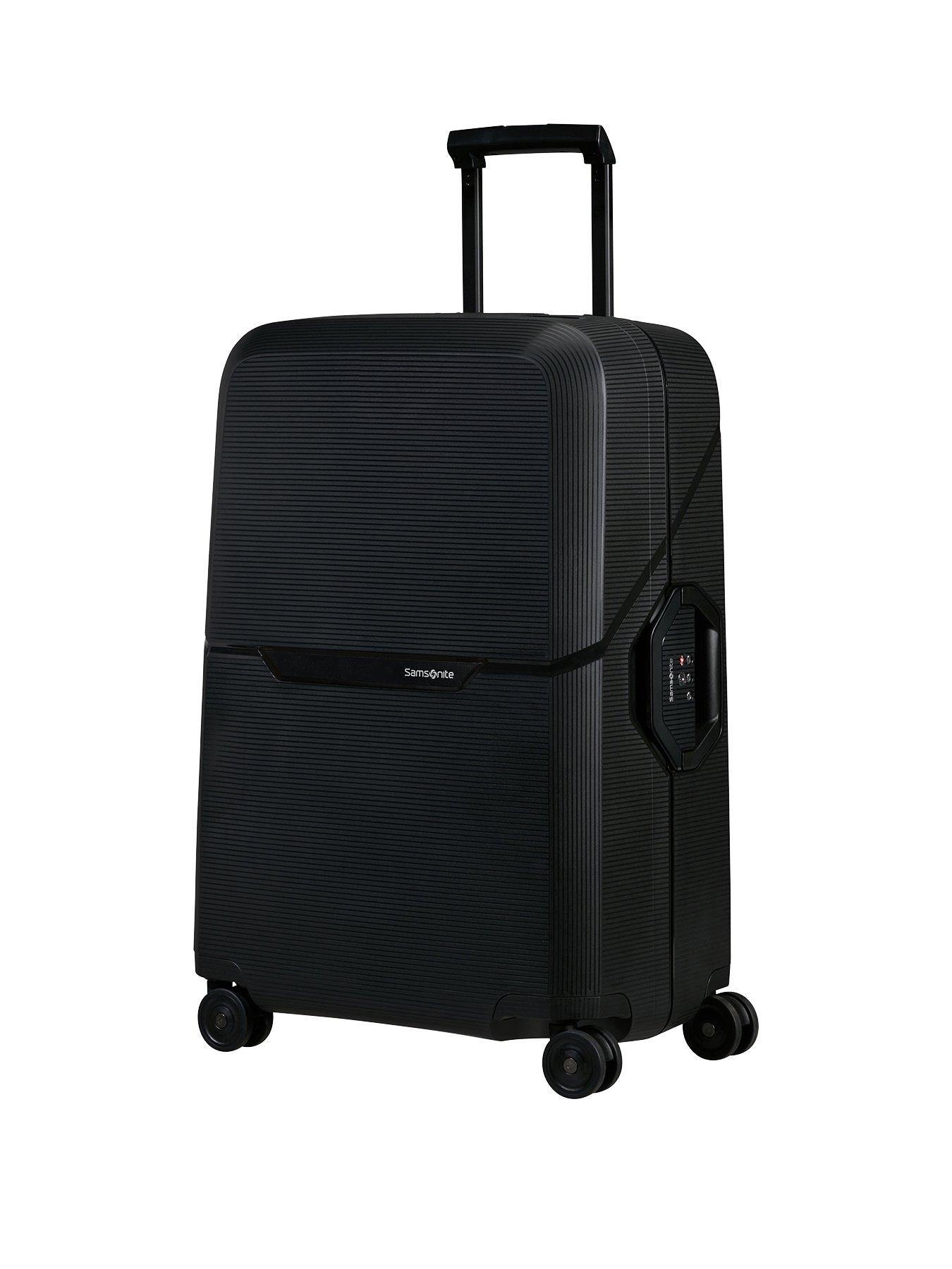 Samsonite Magnum Eco Spinner 69cm Medium Hardshell Suitcase Dark Grey