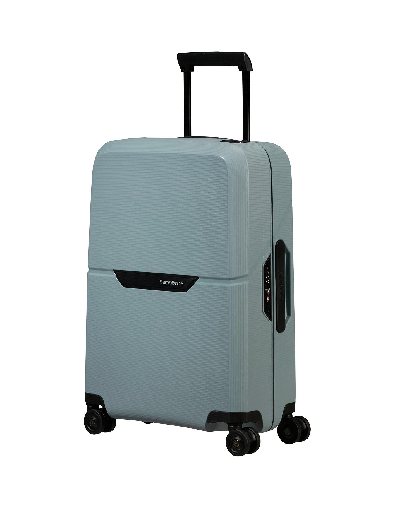 Magnum Eco Spinner 55cm Hardshell Cabin Case Light Blue