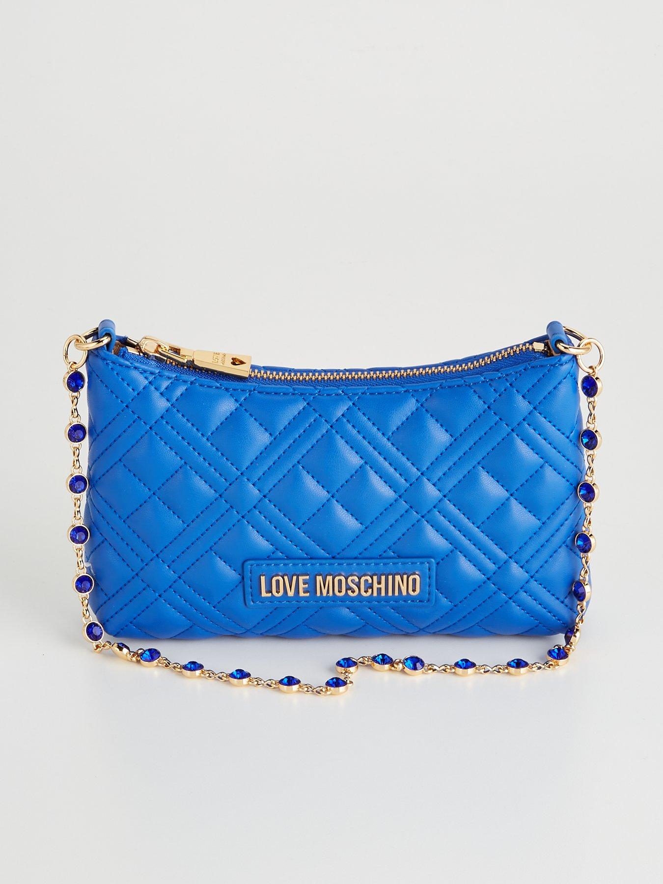 love moschino quilted shoulder bag