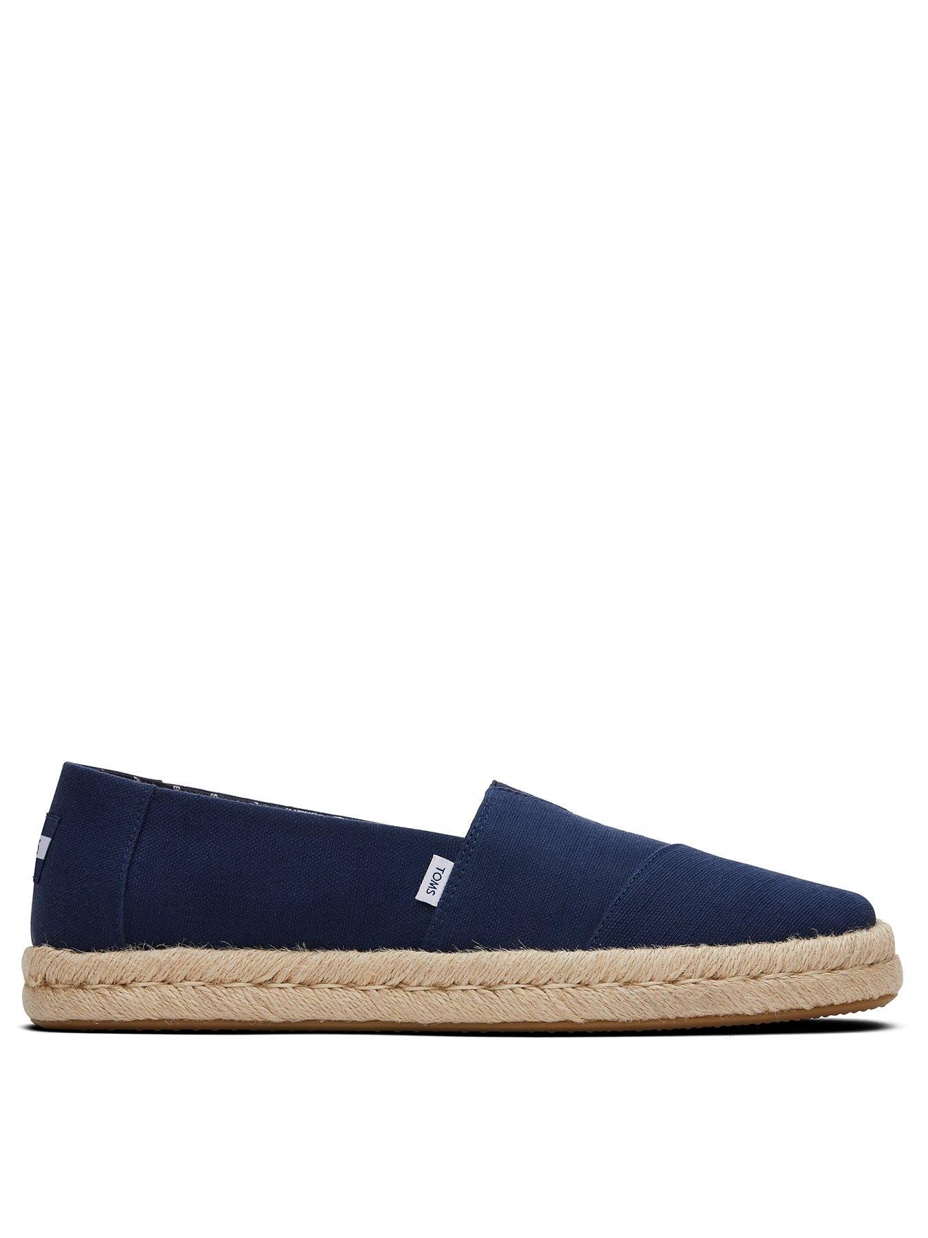 TOMS Men's Alpargata Rope 2.0 Espadrille - Navy | Very.co.uk