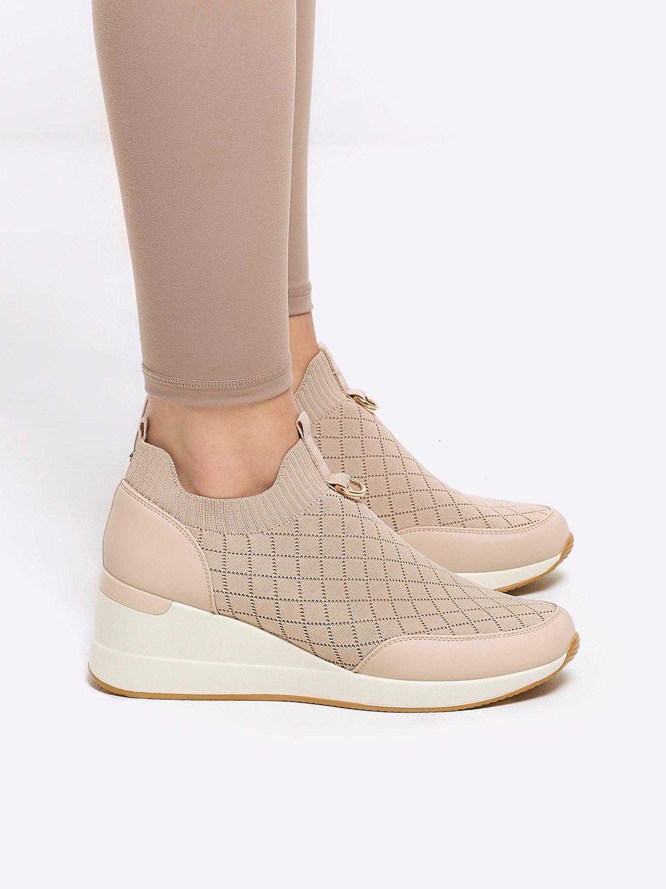 River Island Elastic Wedge Runner Pink Very