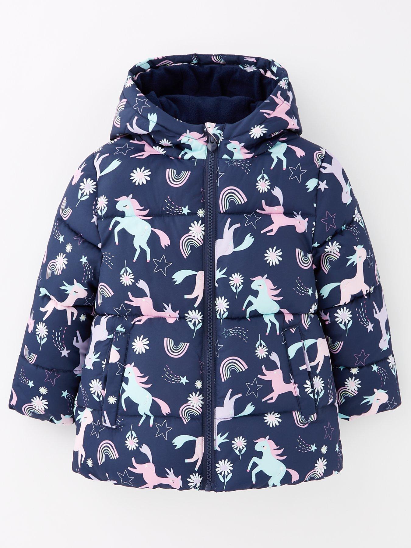 Cat and jack unicorn coat best sale