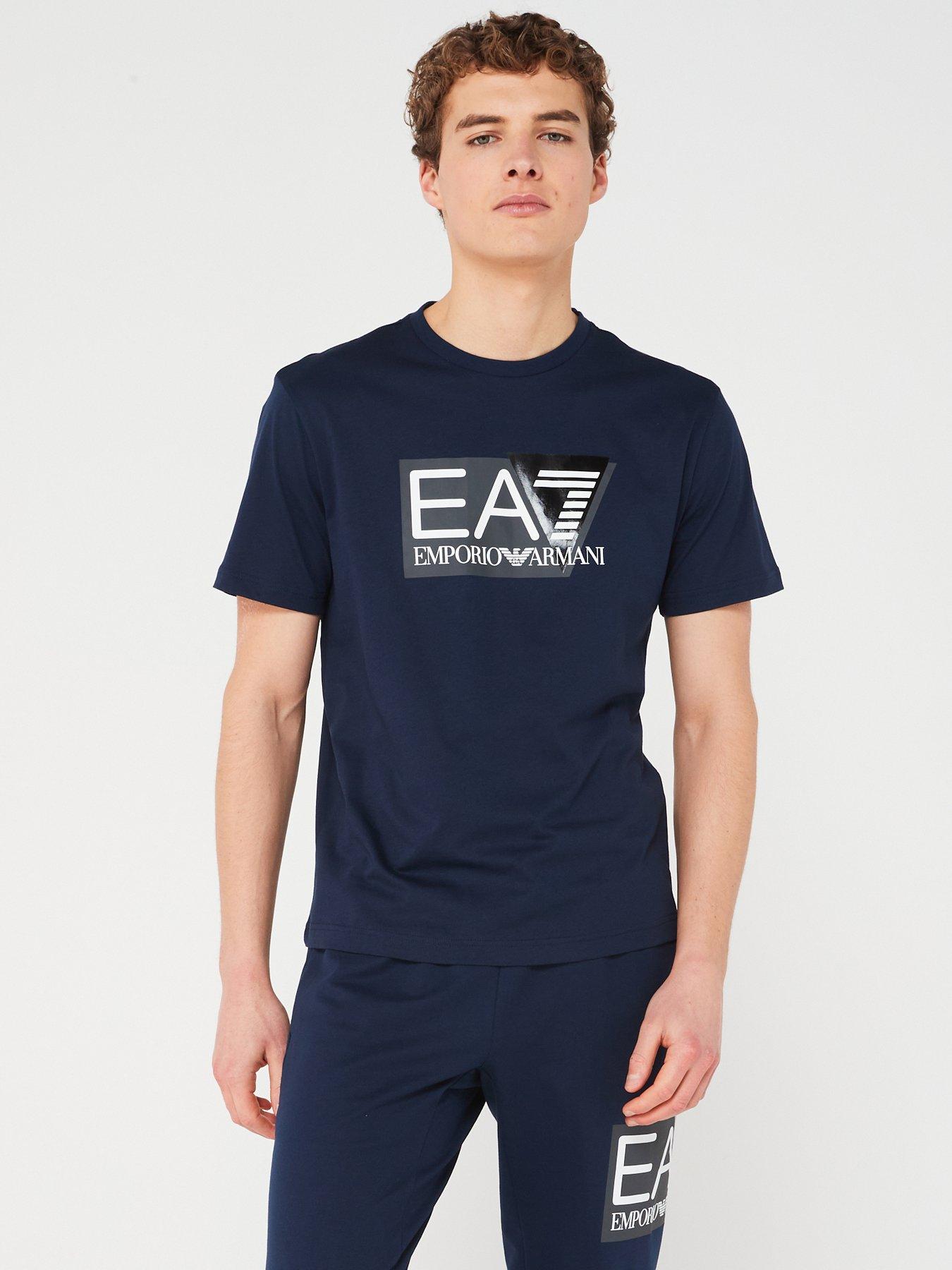 Ea7 navy t shirt best sale