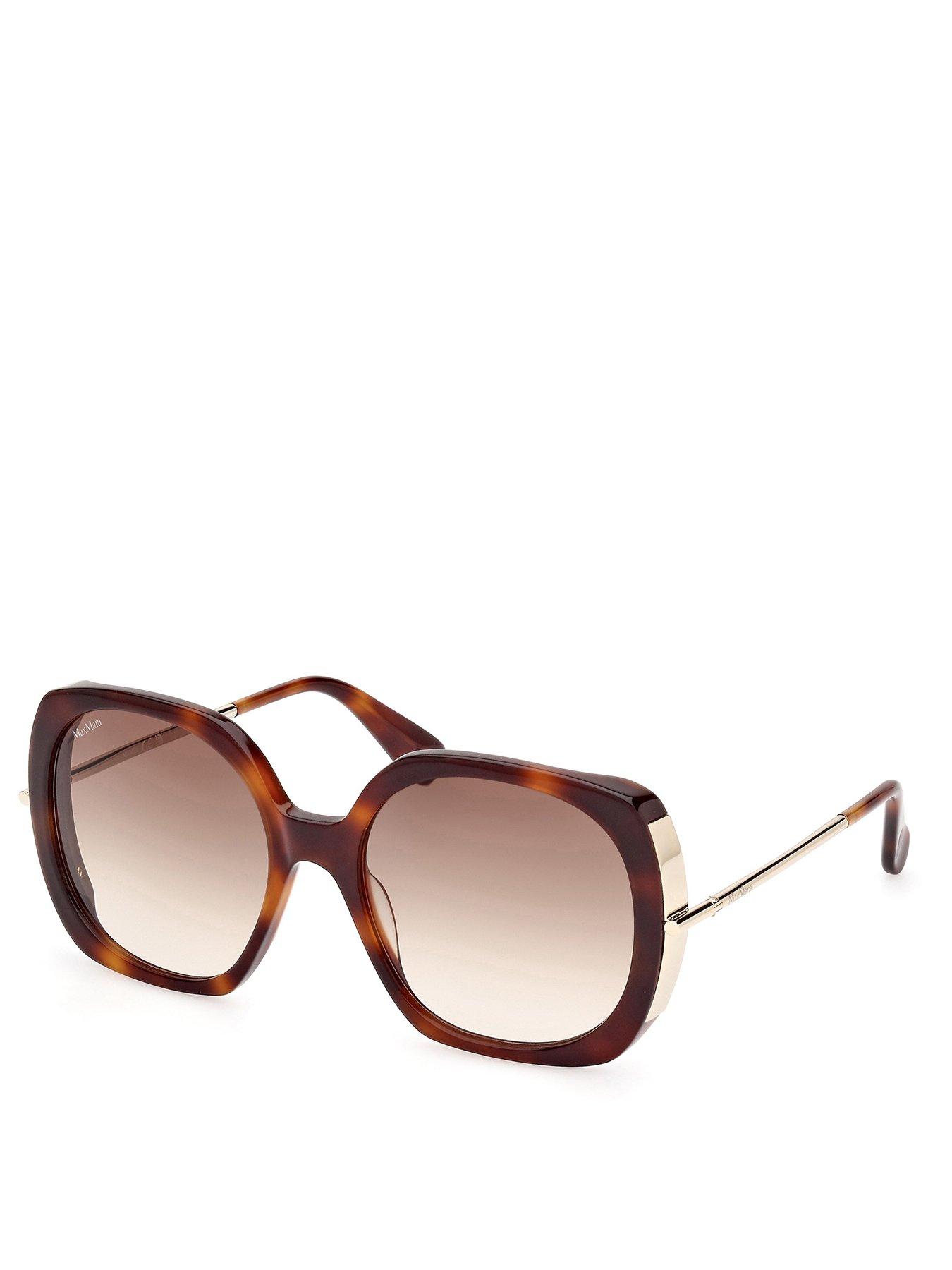 undefined Dark Havana Butterfly Sunglasses