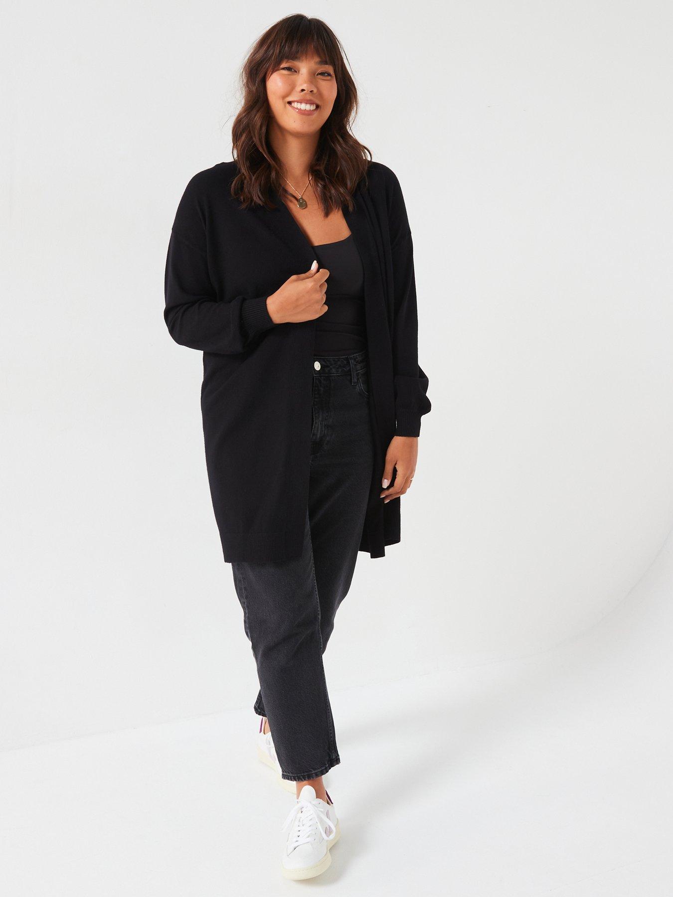 Everyday Edge to Edge Cardigan Black Very