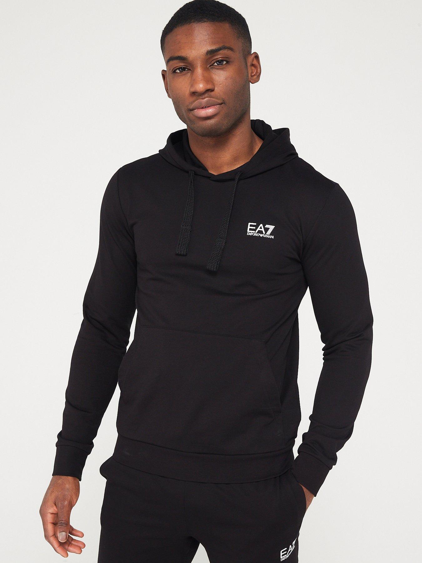 EA7 Emporio Armani Core ID Overhead Hoodie - Black | Very.co.uk