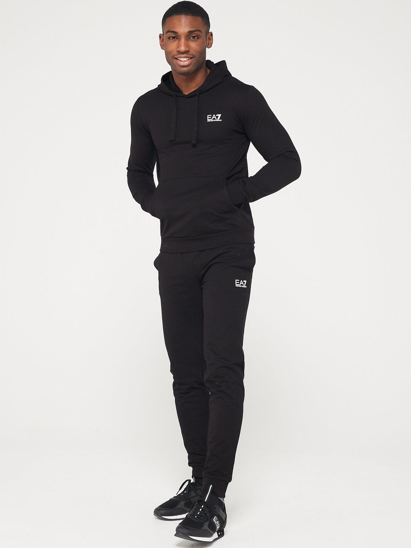 EA7 Emporio Armani Core ID Overhead Hoodie - Black | Very.co.uk