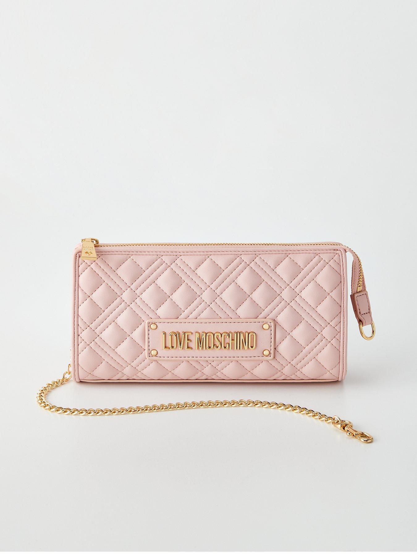 Love moschino pink scritte best sale grab bag