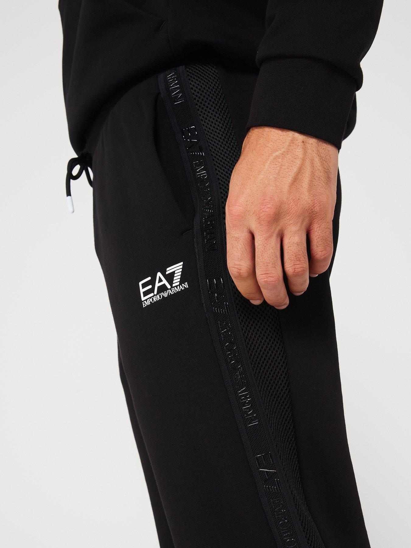 EA7 Emporio Armani Tape Logo Series Jogger - Black | Very.co.uk