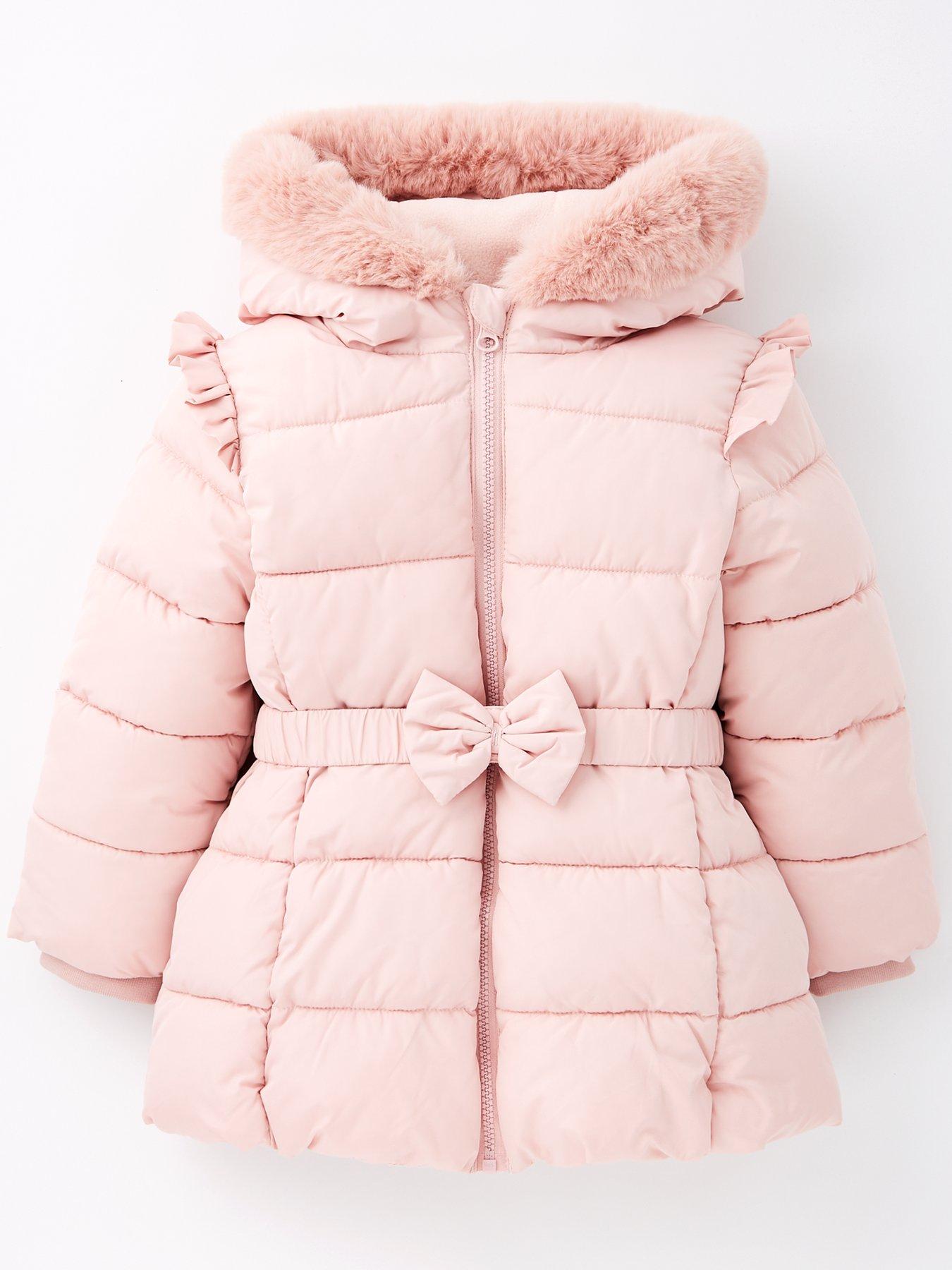 Girls Pink Coats Jackets Raincoats Very