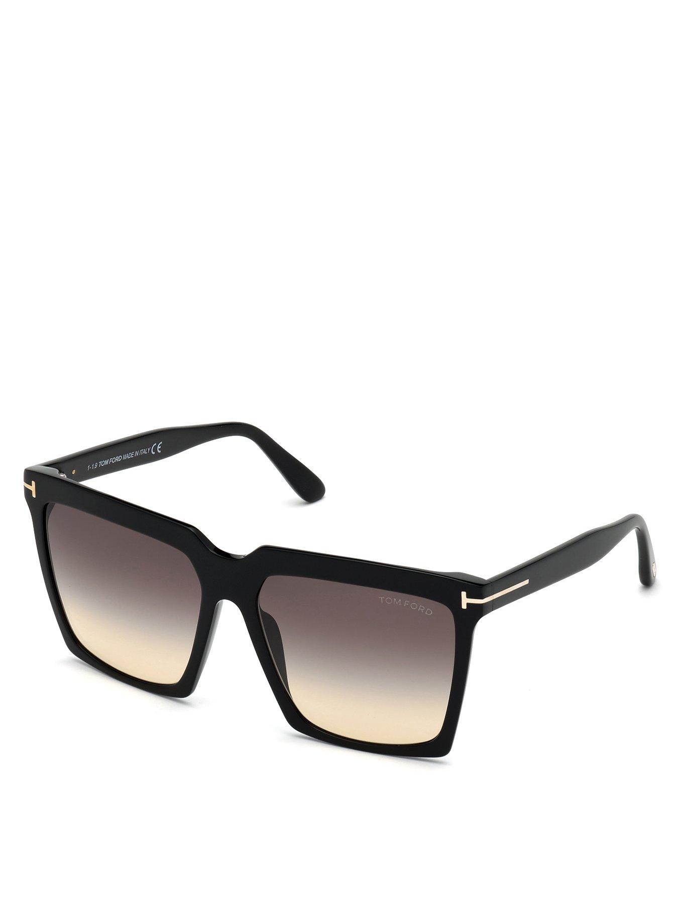 Image 1 of 3 of Tom Ford Sabrina Sunglasses - Black