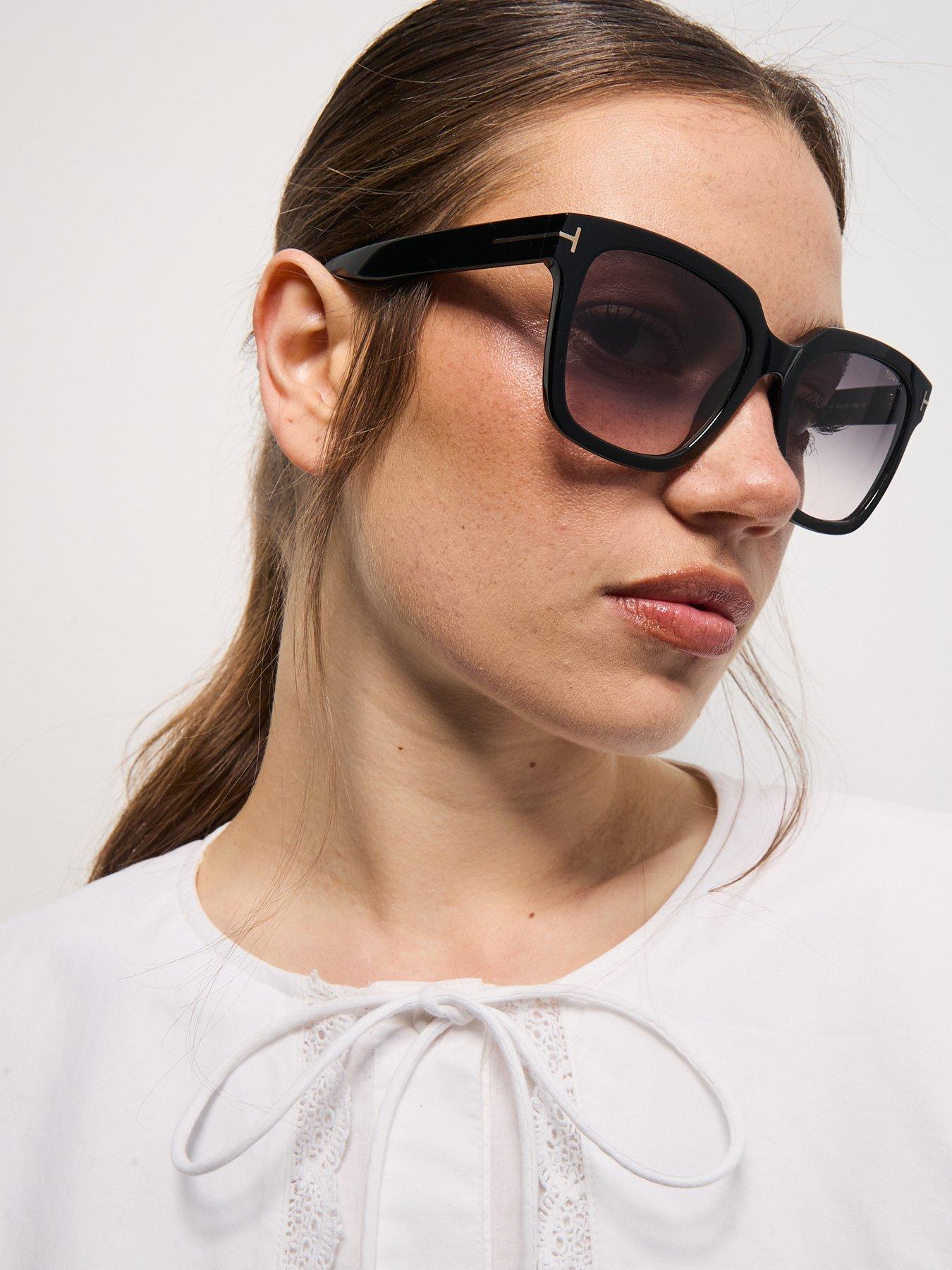 Image 1 of 5 of Tom Ford Selby Sunglasses - Black