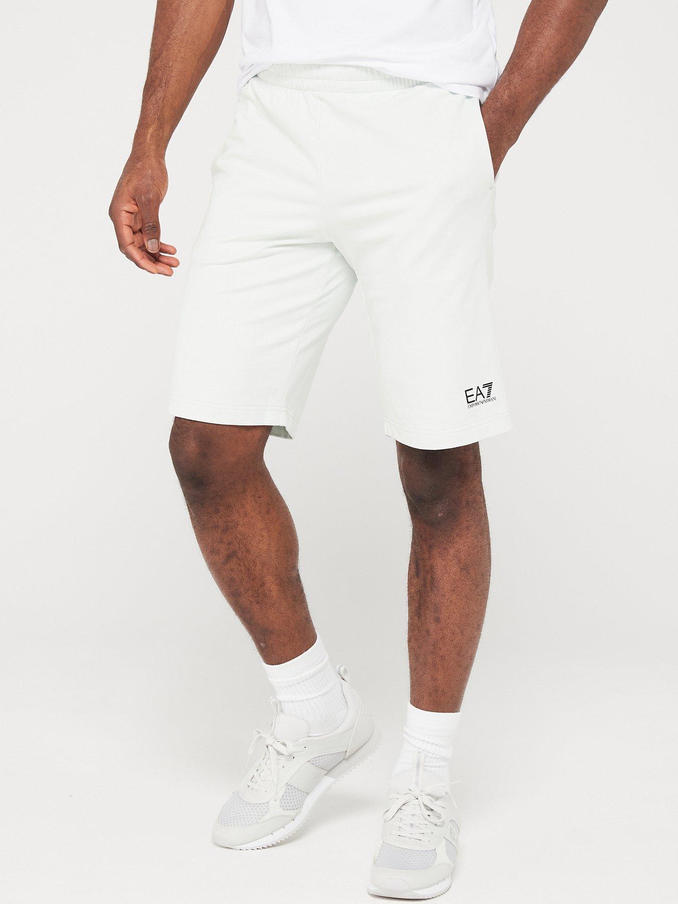 EA7 Emporio Armani Core ID Shorts - Light Grey , Light Grey, Size S, Men