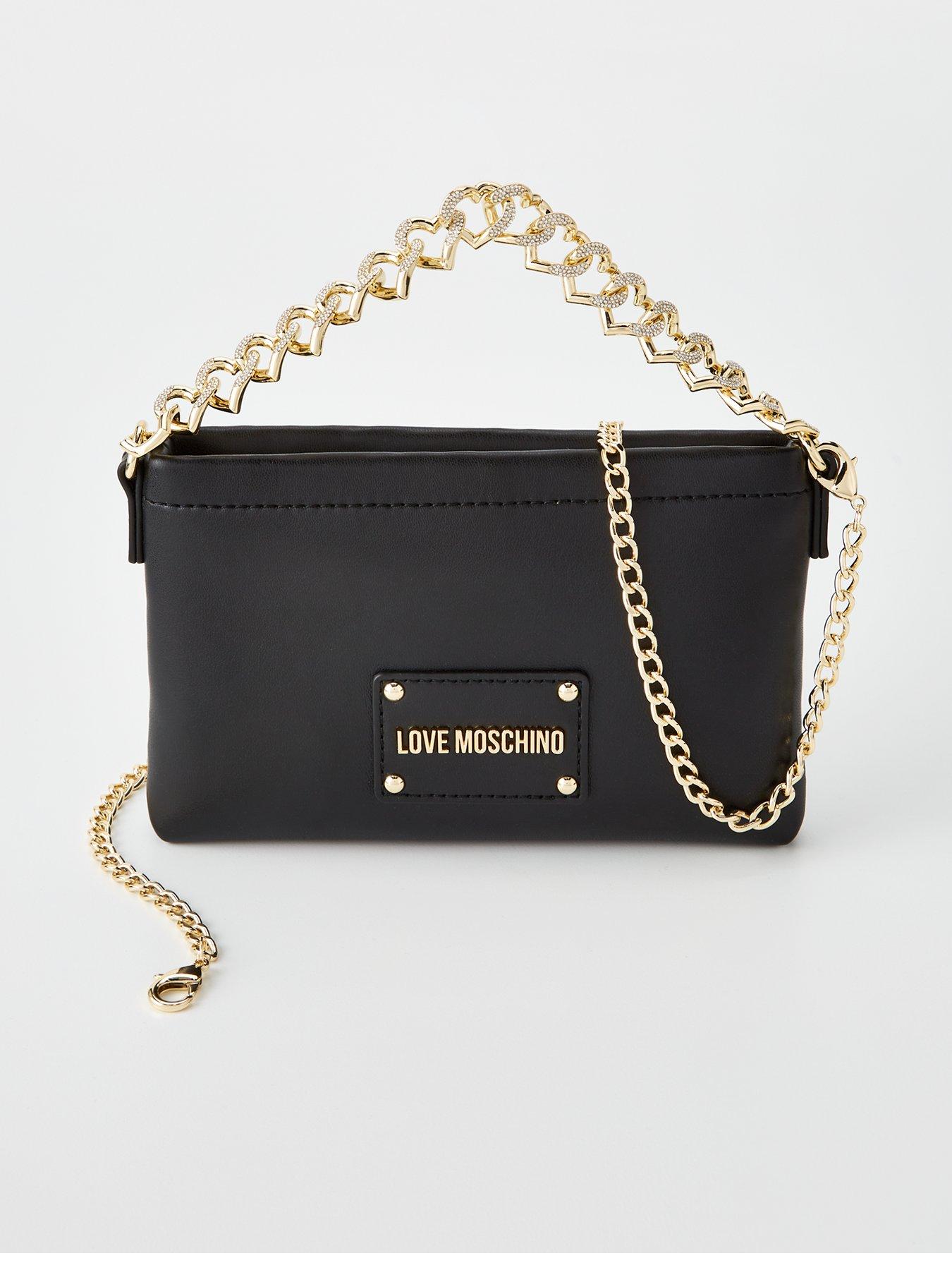 LOVE MOSCHINO Small Heart Chain Shoulder Bag very