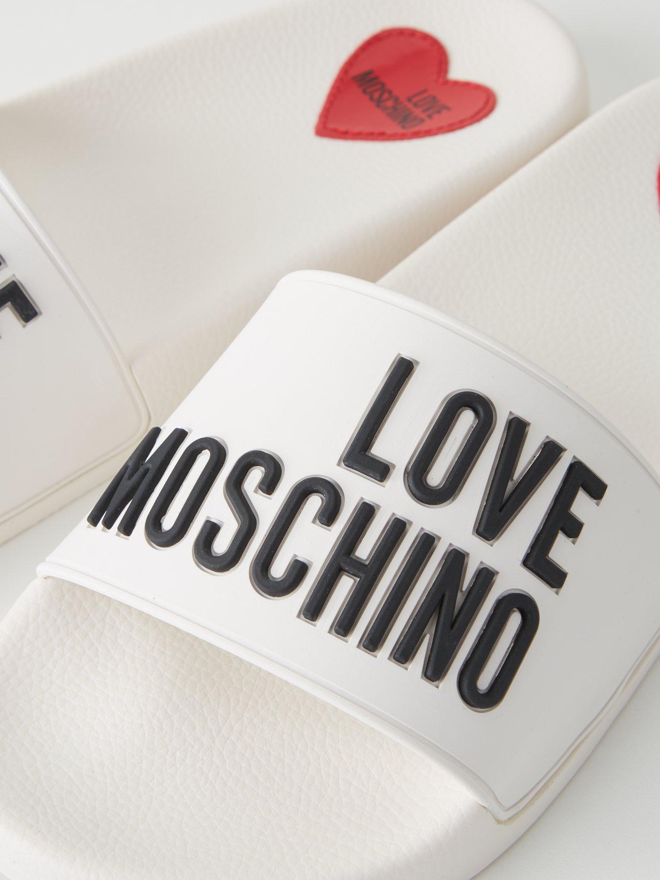 Moschino sliders white store