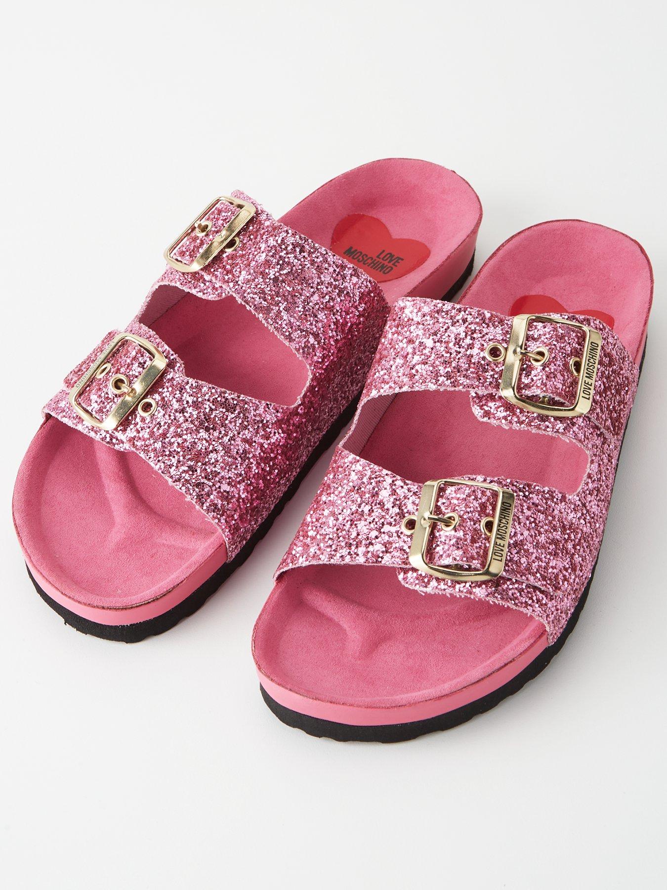 MOSCHINO, Pink Women's Sandals