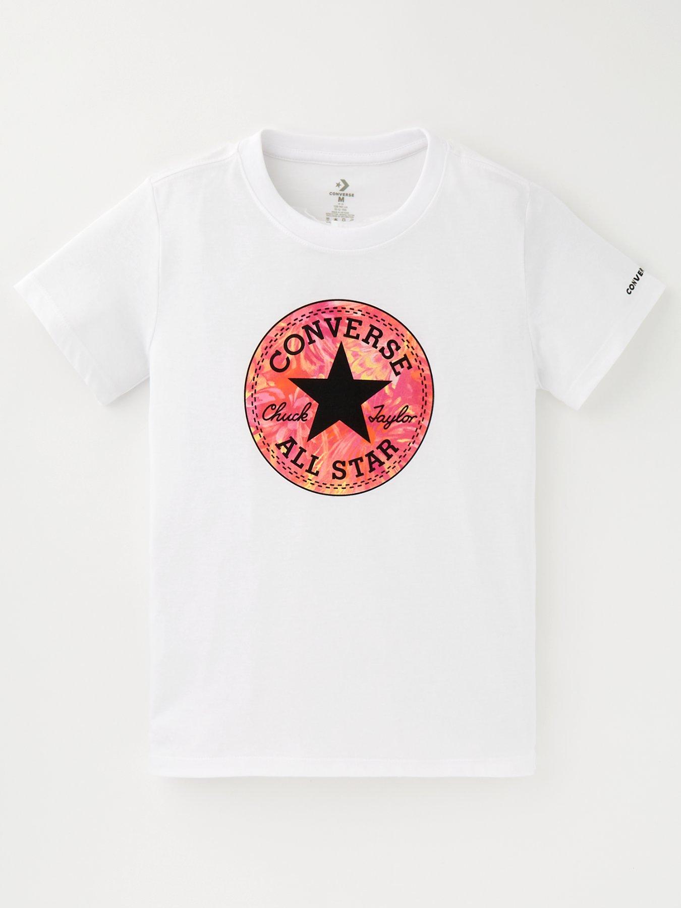 Girls converse t shirt best sale