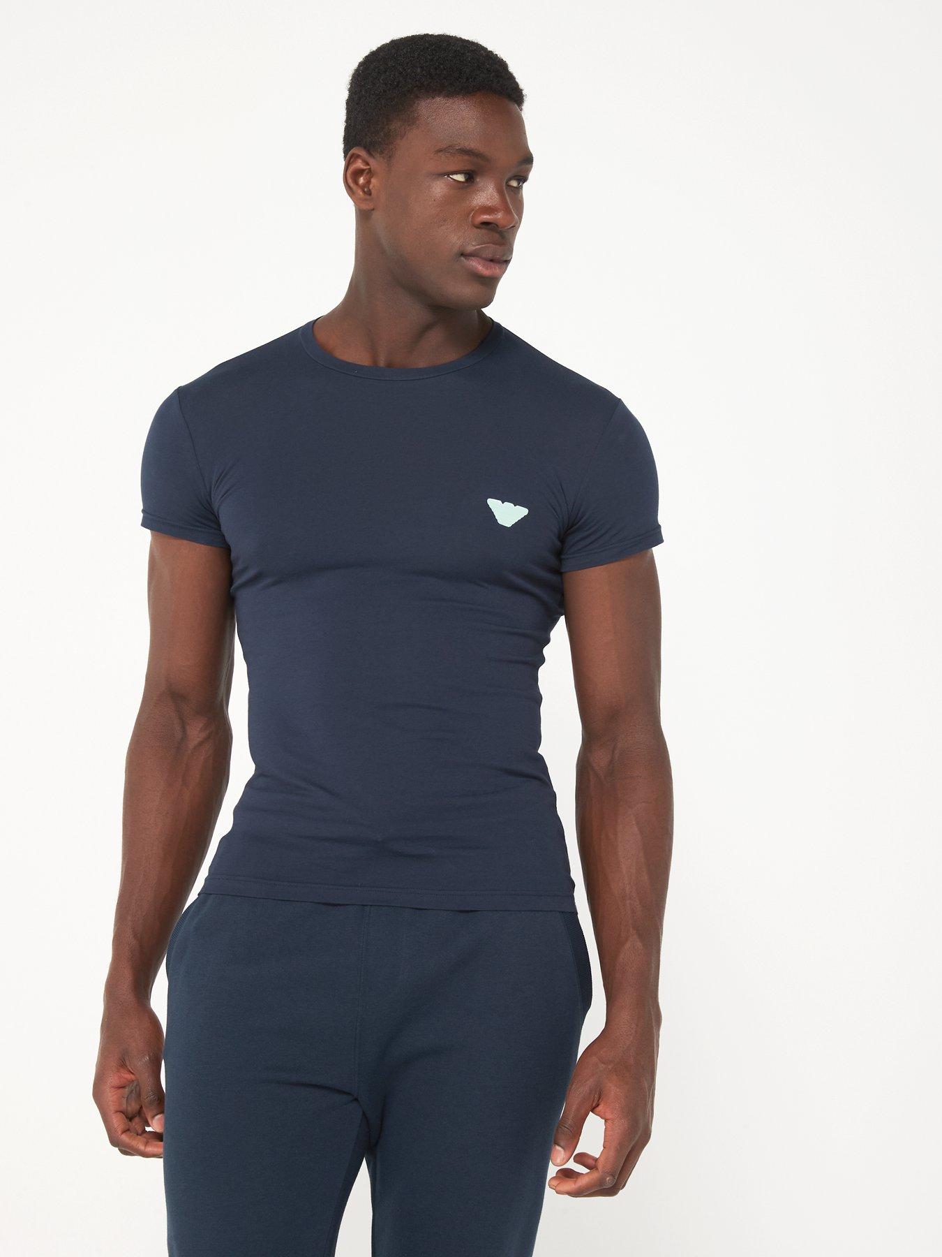 Emporio Armani Bodywear Shiny Logoband Core Slim Fit T-Shirt