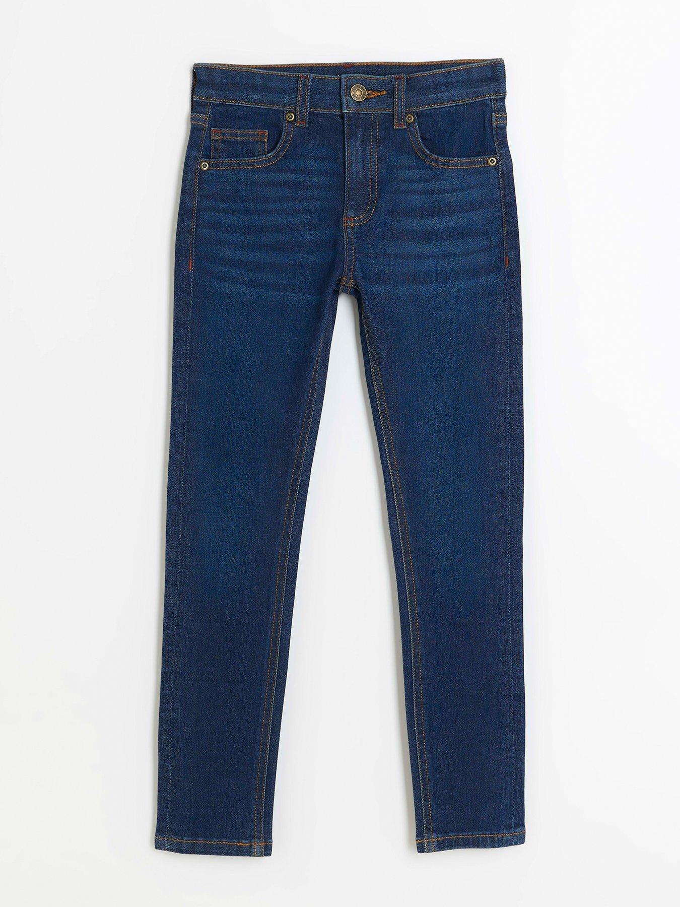 Dark blue jeans for hot sale boys