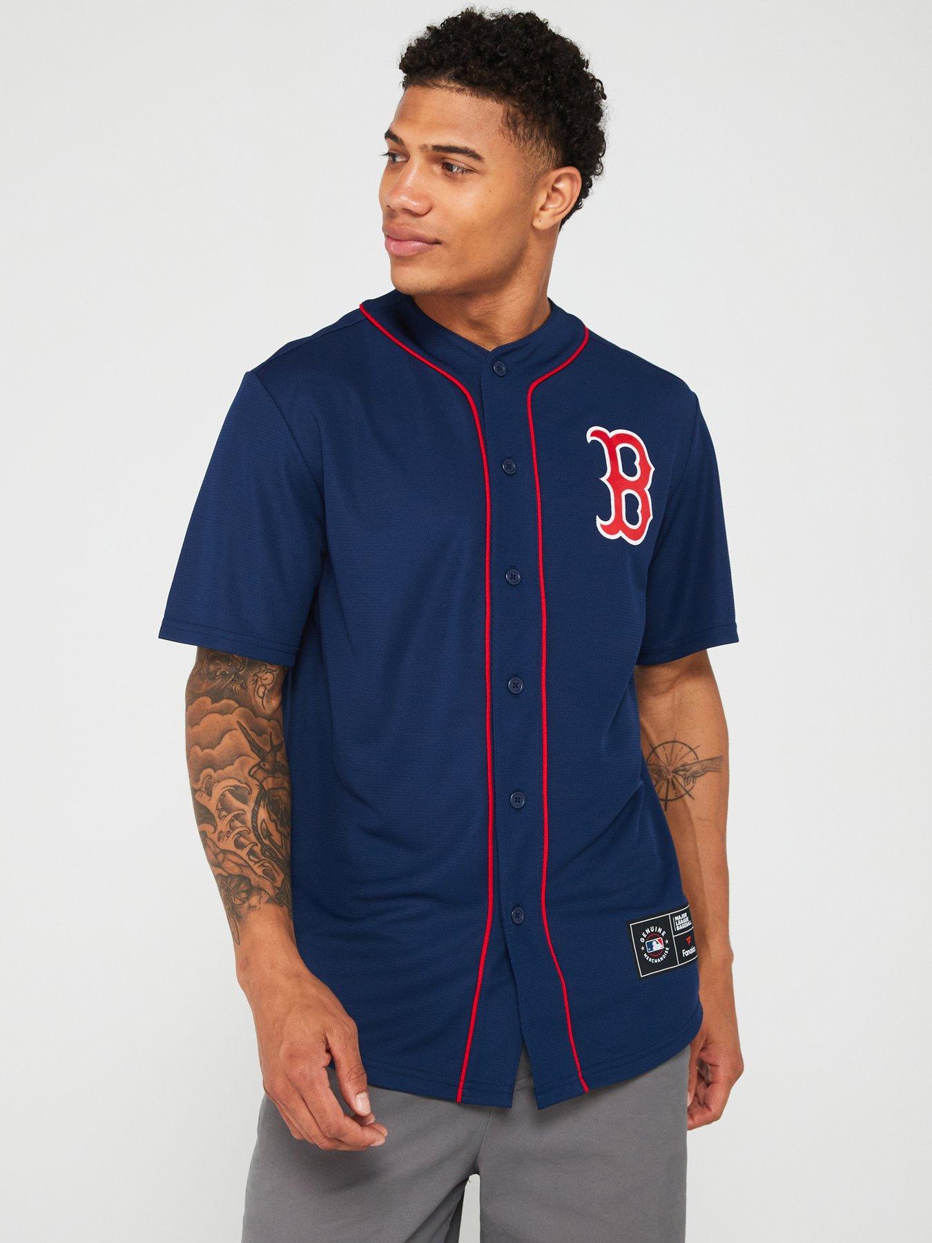 Fanatics Mens Mlb Boston Red Sox Core Foundation Jersey navy Very