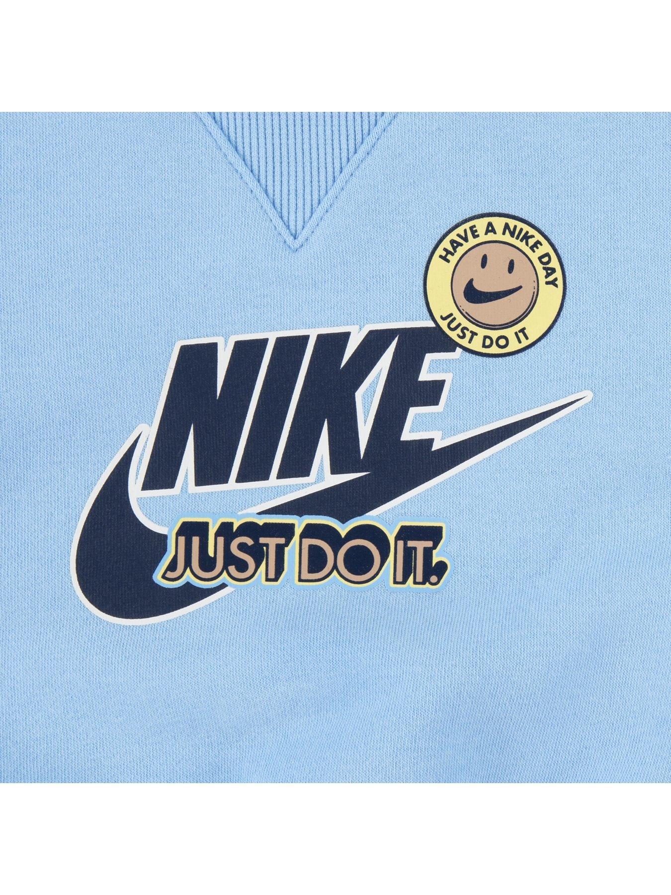 Nike Infant Boys Sense Of Adventure Crew And Jogger Set - Navy 